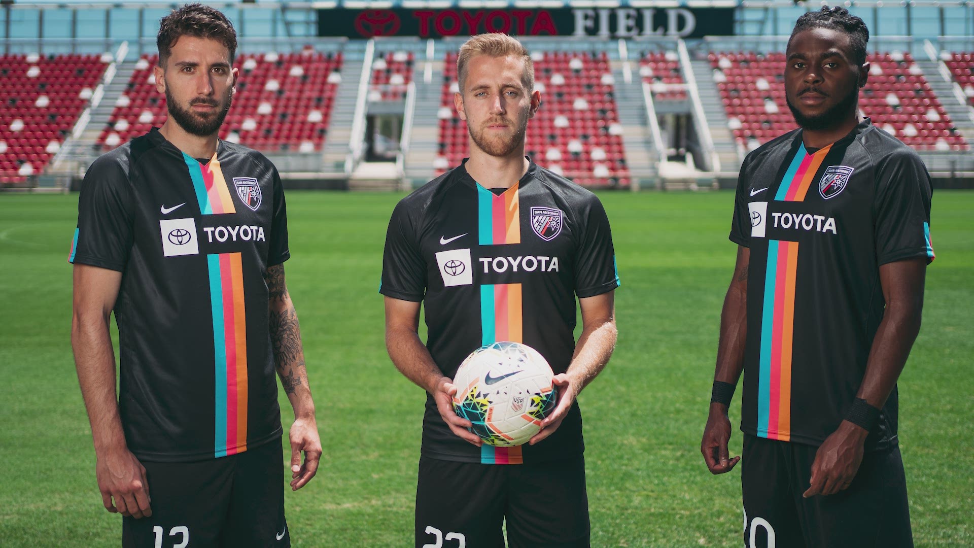 The club will be putting on alternate jerseys during the events to celebrate San Antonio pride, as they did Saturday while playing Birmingham Legion.