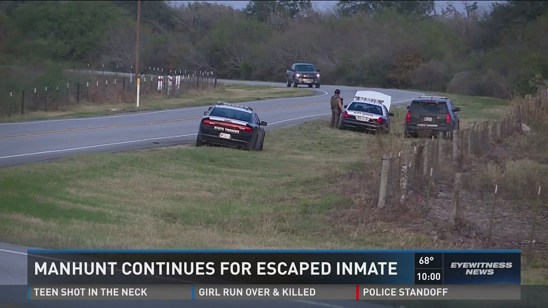 Authorities launch manhunt for escaped inmate