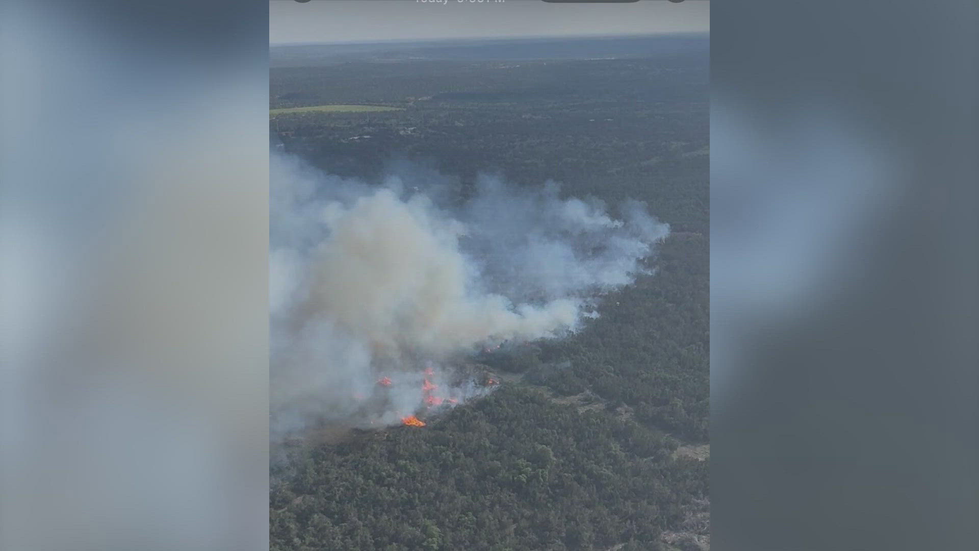 Dubbed "the Reverse Fire," it has burned 75 acres and according to recent reports is only 55% contained.