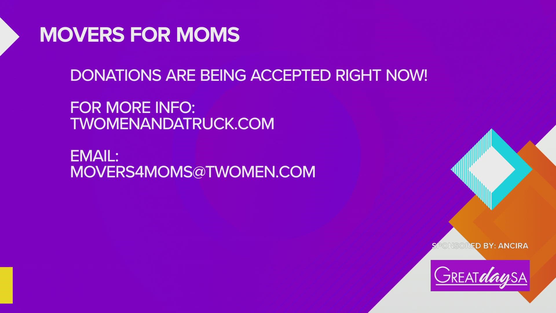 The company 'Two Men and a Truck' kickstarted the initiative 'Movers for Moms'