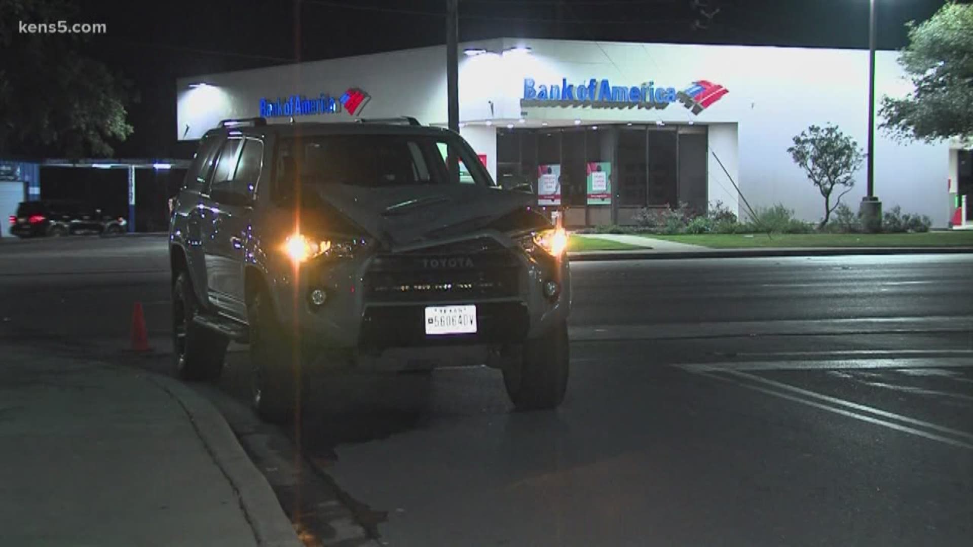 A man was hit by an SUV while trying to cross the street.