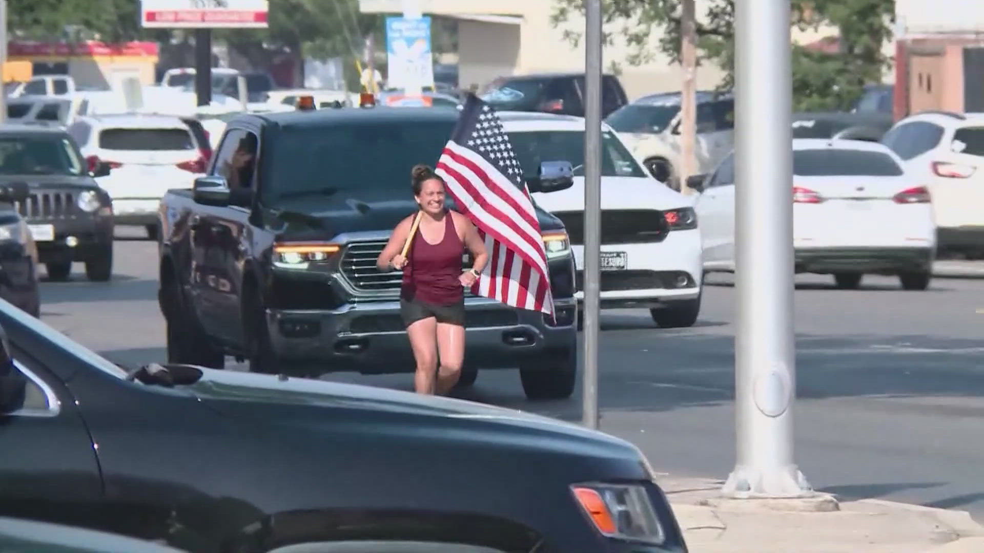 San Antonio ultra-marathoner, Paloma Gonzales, completed a 71 mile run to Uvalde in honor of the victims of the Robb Elementary School shooting.