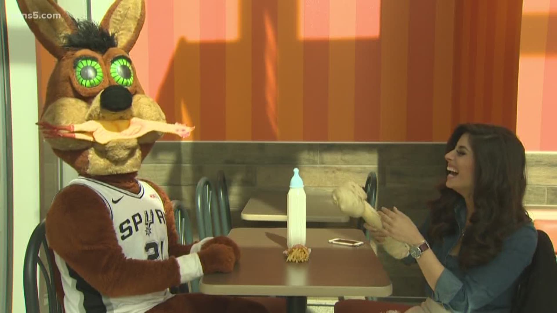 It's no surprise the Spurs are loved in San Antonio, and so is their mascot, the Spurs Coyote! But have you ever wondered what the fluffy guy does on a day-to-day basis?