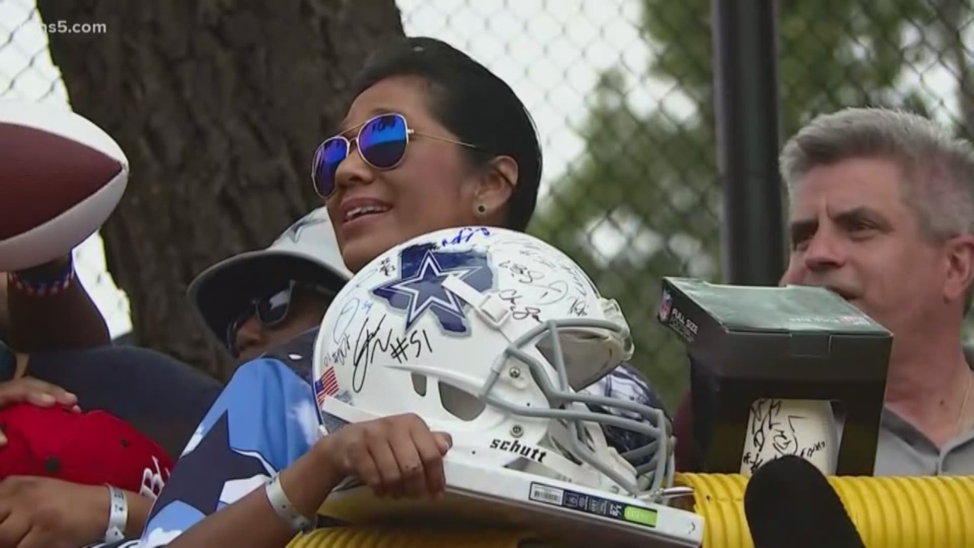 After years of attending Cowboys training camp in Oxnard, superfan Elizabeth Frausto has a priceless collection unlike any other.