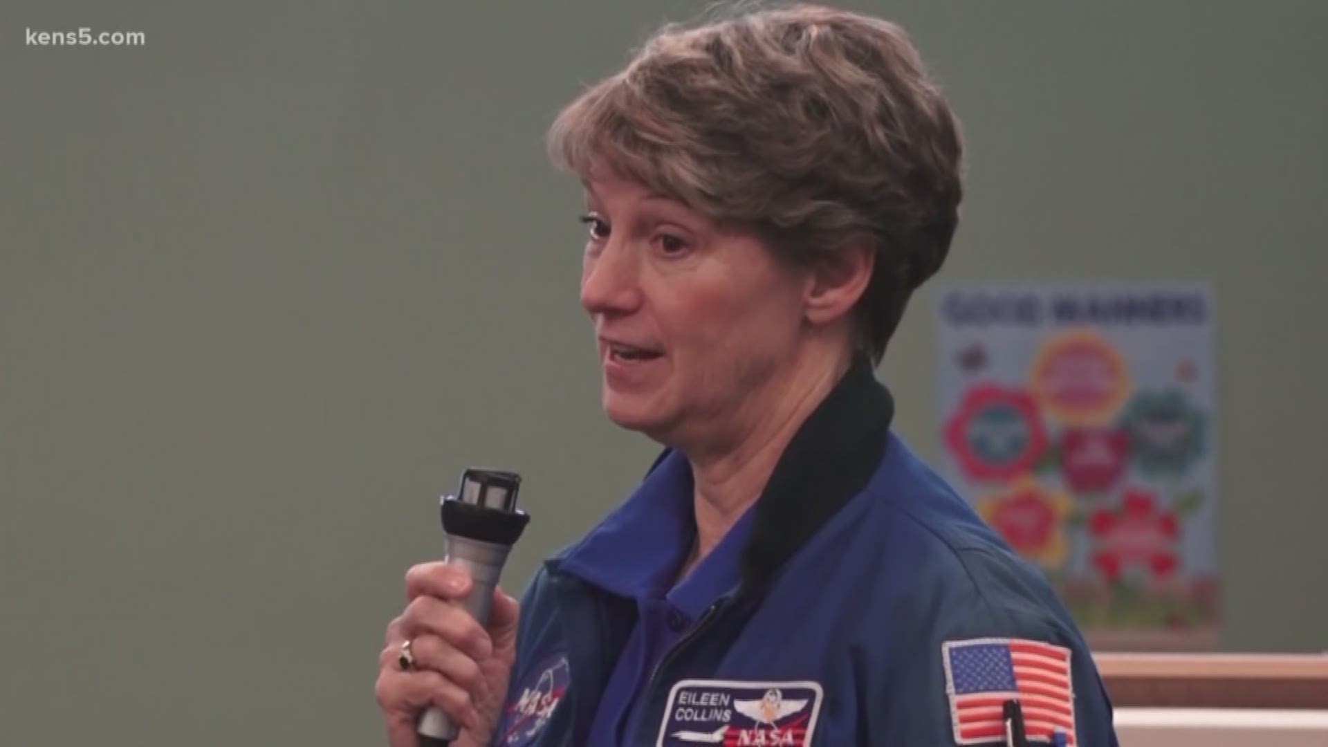 New dreams are taking flight, thanks to Eileen Collins, a NASA trailblazer who calls San Antonio home. Local Girl Scouts learned about careers in space from the first female shuttle flight commander.