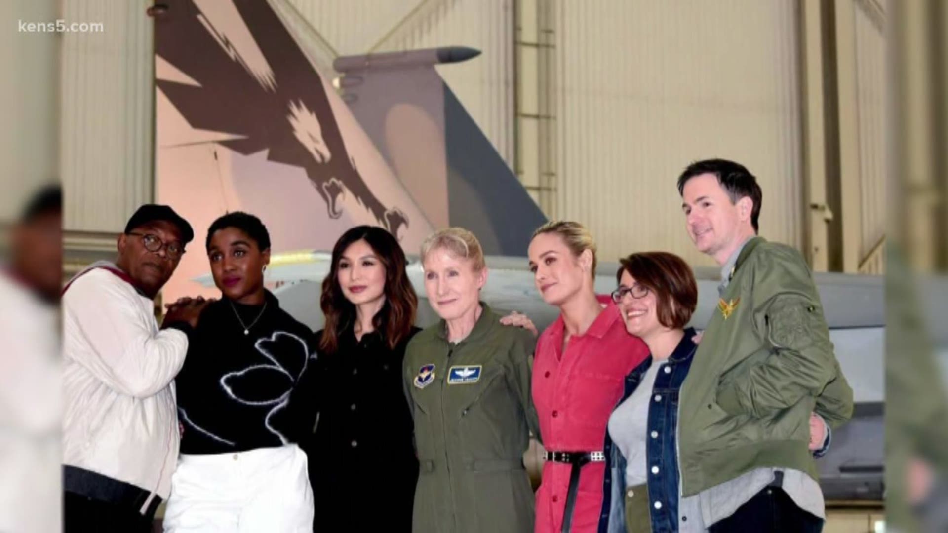 When the creators of the blockbuster movie "Captain Marvel" were fine-tuning their script, the found help in San Antonio. The first female fighter pilot in Air Force history helped another superhero take flight.