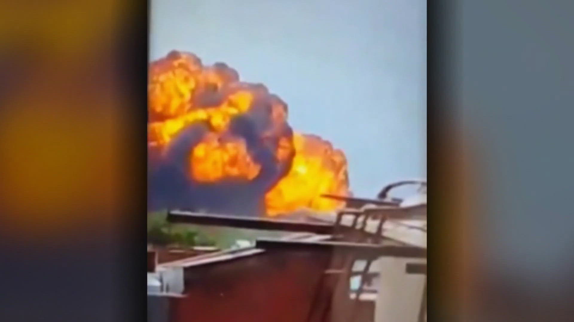 A commercial plane in India crashed and exploded with 230 passengers on board. 
