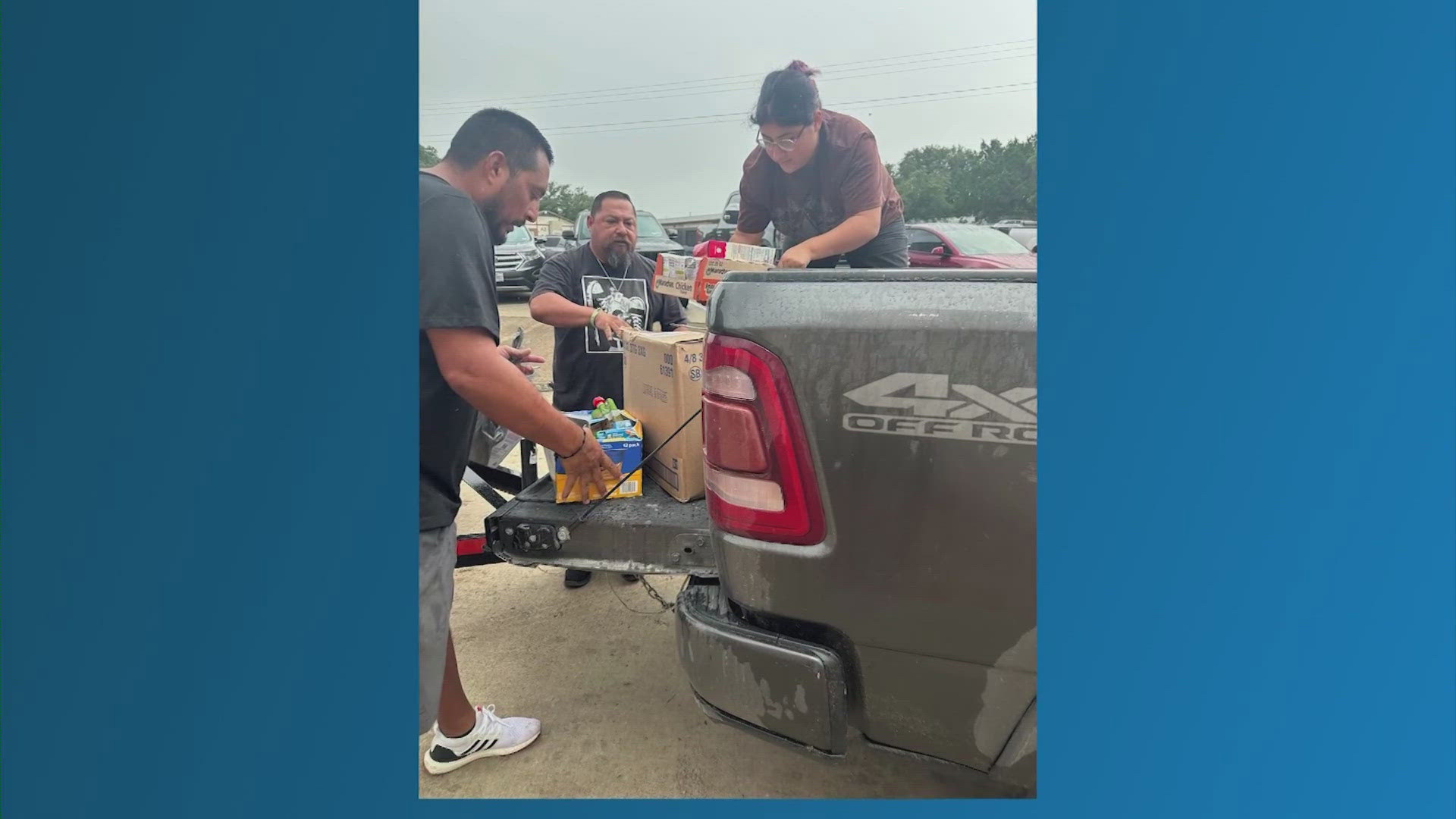 The family of Jackie Cazares, who was among those killed in a mass shooting at Robb Elementary three years ago, went to Kerrville with supplies for those in need.