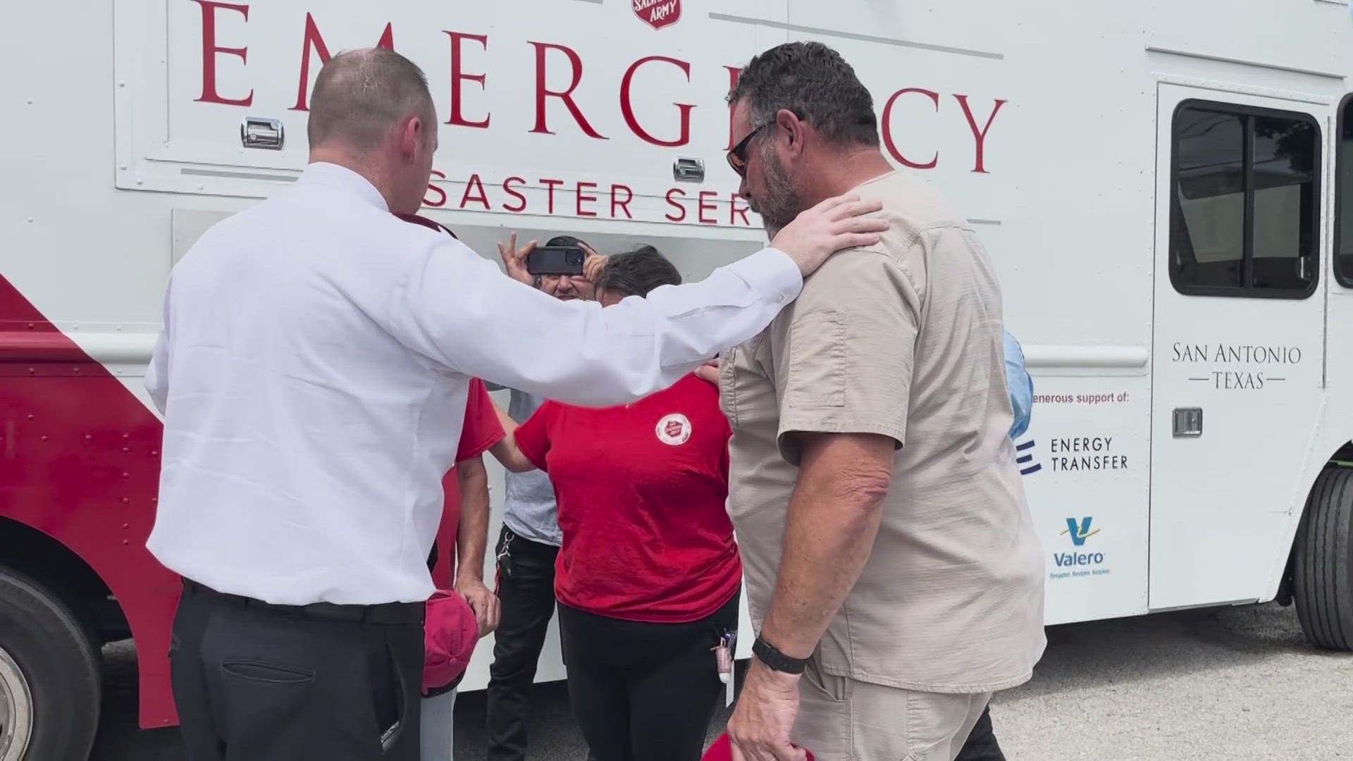 Two trucks with volunteers left today around noon to Wharton, Texas to help those in need.