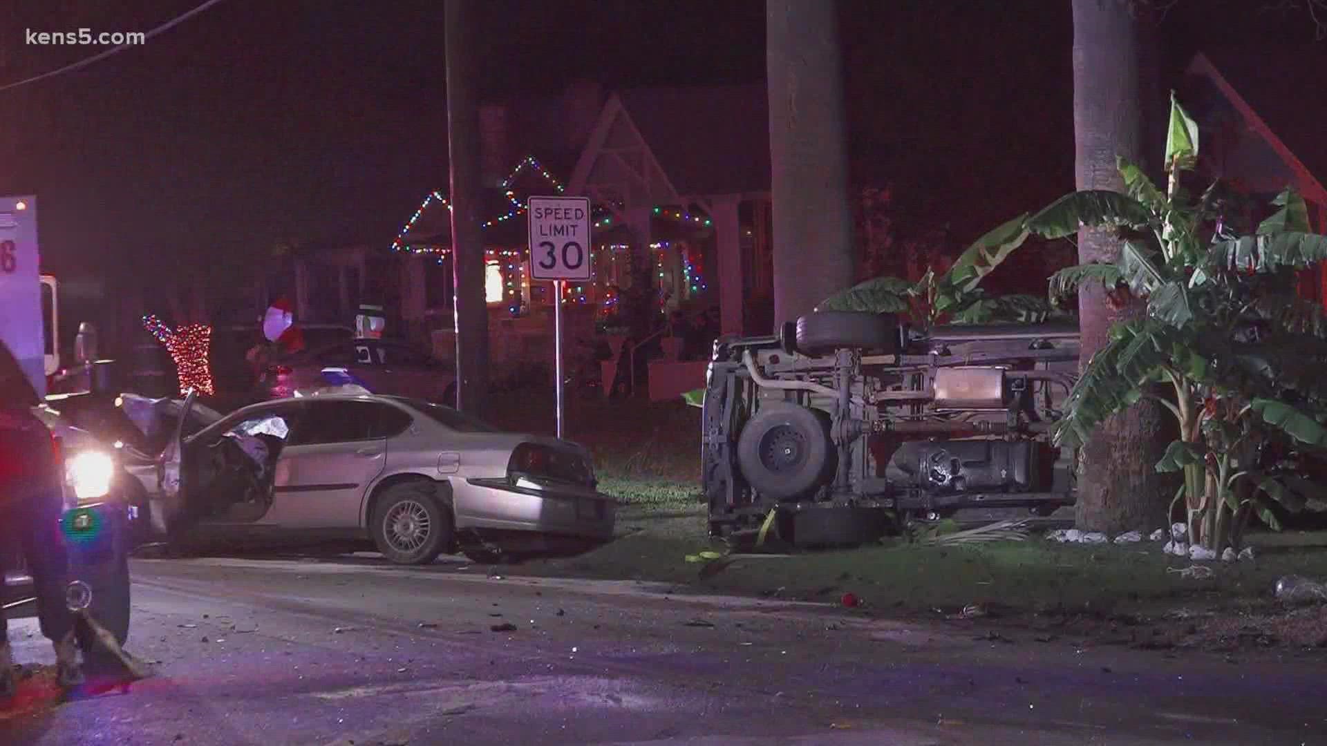 One of the drivers tried to make a left turn when the two vehicles crashed into each other.