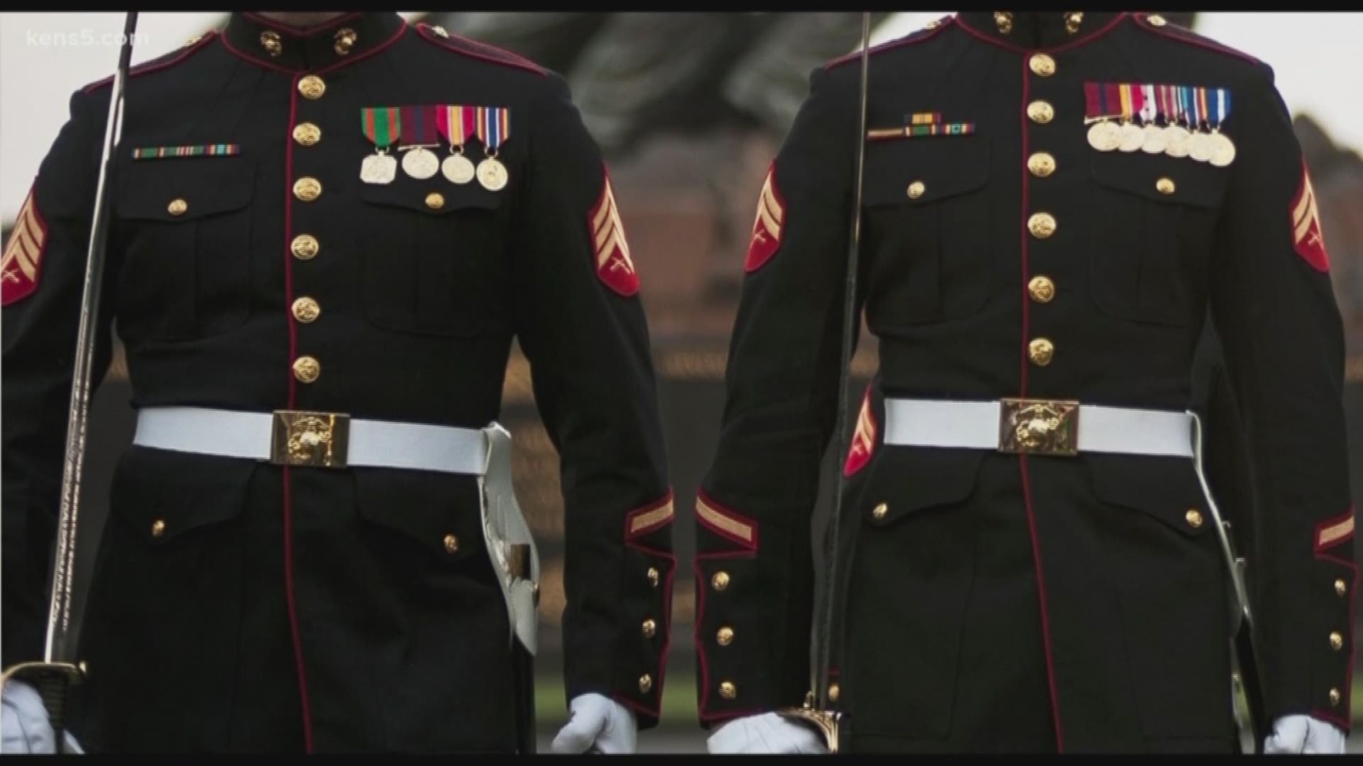 marine corps dress blues medals