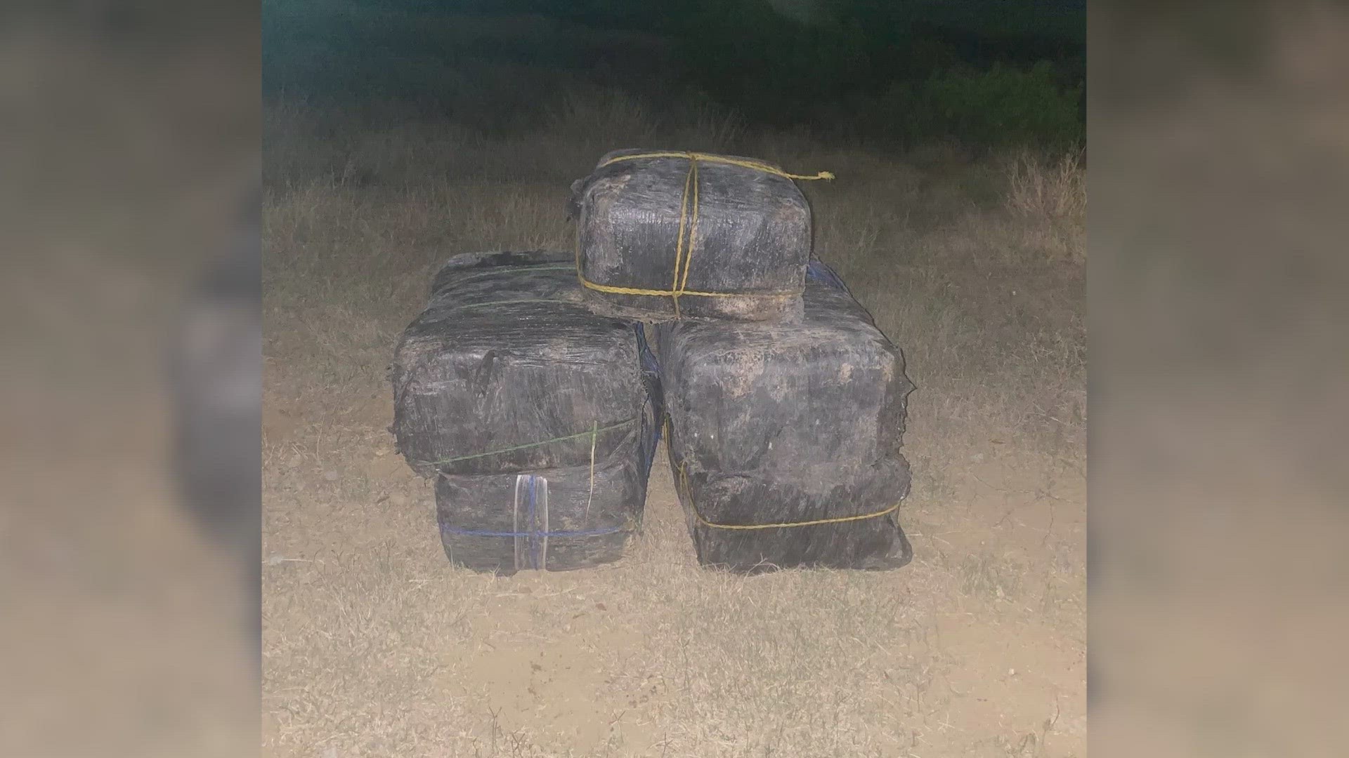 Agents got a tip about a possible smuggling event and secured five bundles of marijuana that weighed over 300 pounds.