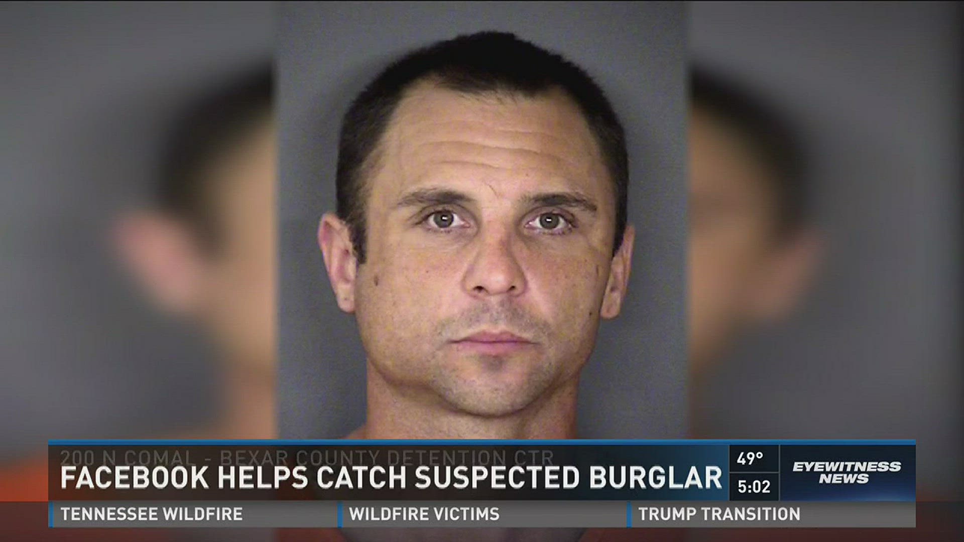 Facebook helps catch suspected serial burglar