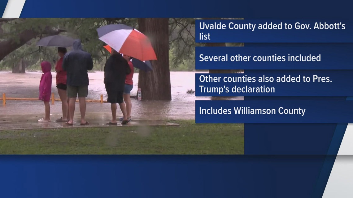 Governor Abbott adds more counties to disaster declaration | kens5.com