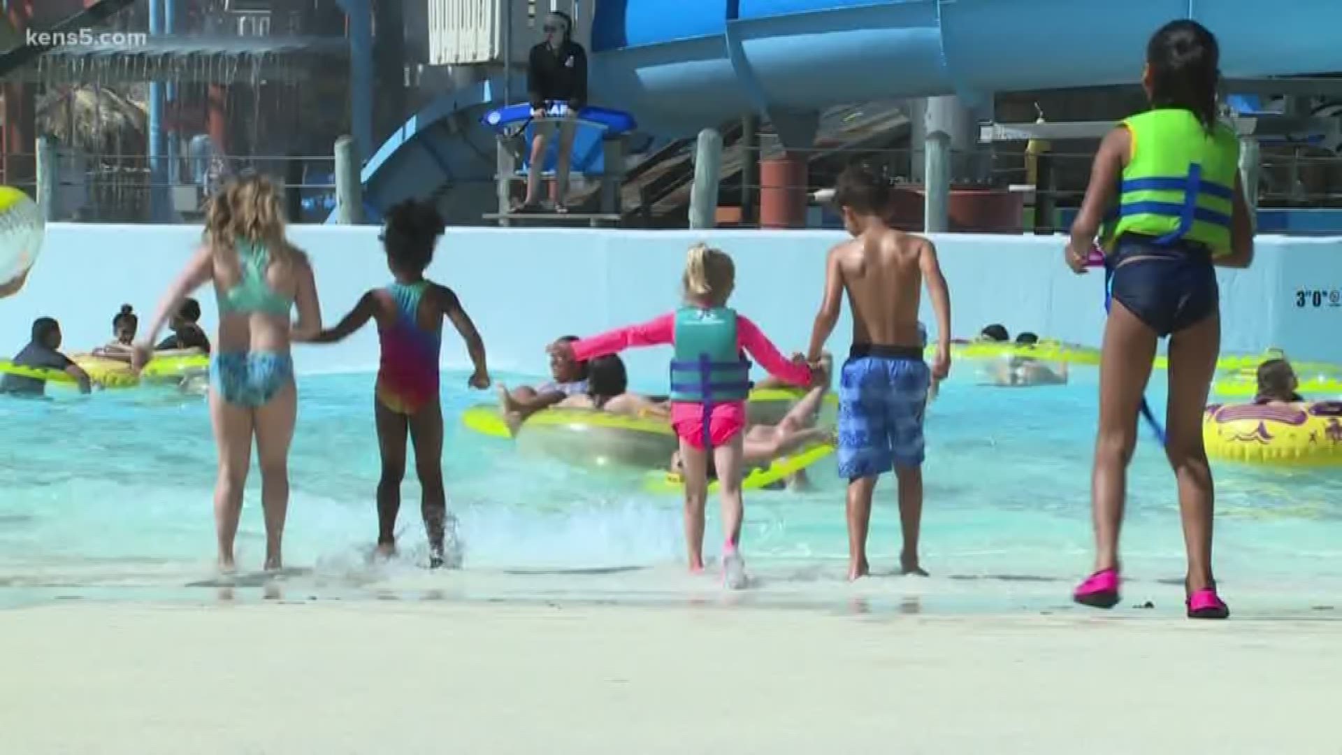 As we get deeper into spring and the weather heats up, the iconic New Braunfels water park decided to have local families and foster kids have a day for themselves