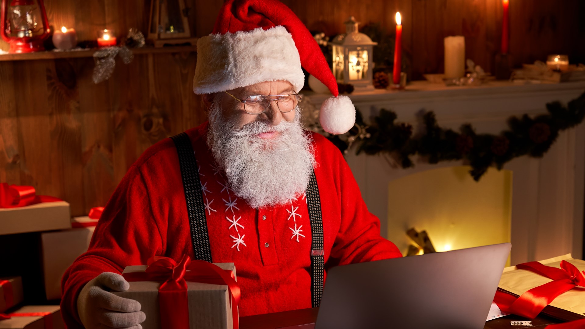 You may not be able to take the kids to see Santa this year, but Digital Journalist Megan Ball  says there's still a way to visit with jolly old Saint Nick.