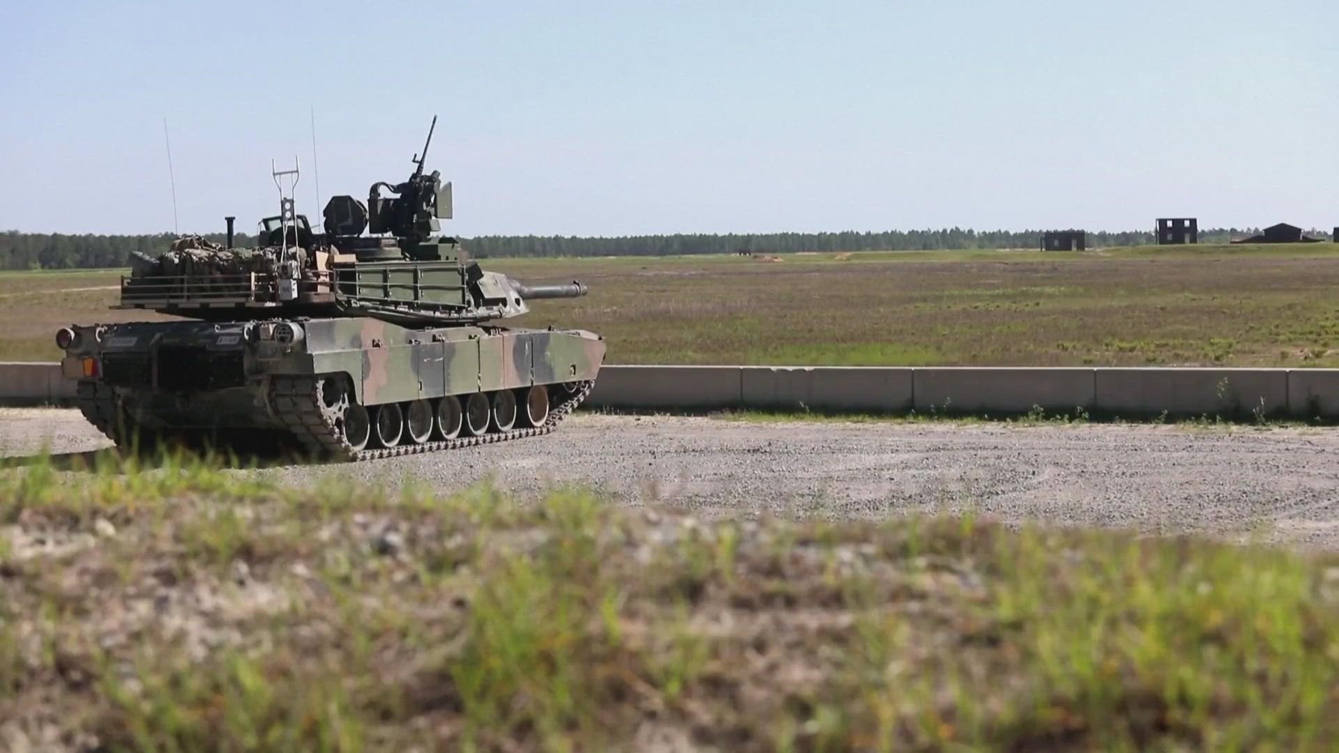 The United States is set to eventually send battle tanks to Ukraine to aid in its conflict against Russia.