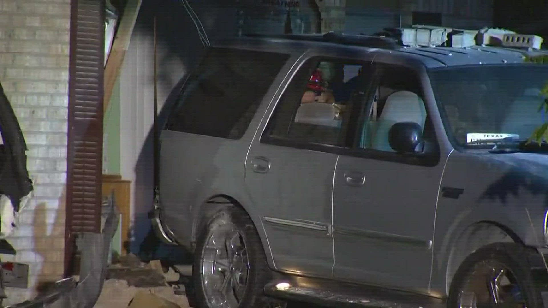A 20-year-old driver plowed is facing DWI charges after crashing into two cars and driving through the wall of a family home in reverse on the city's far west side.