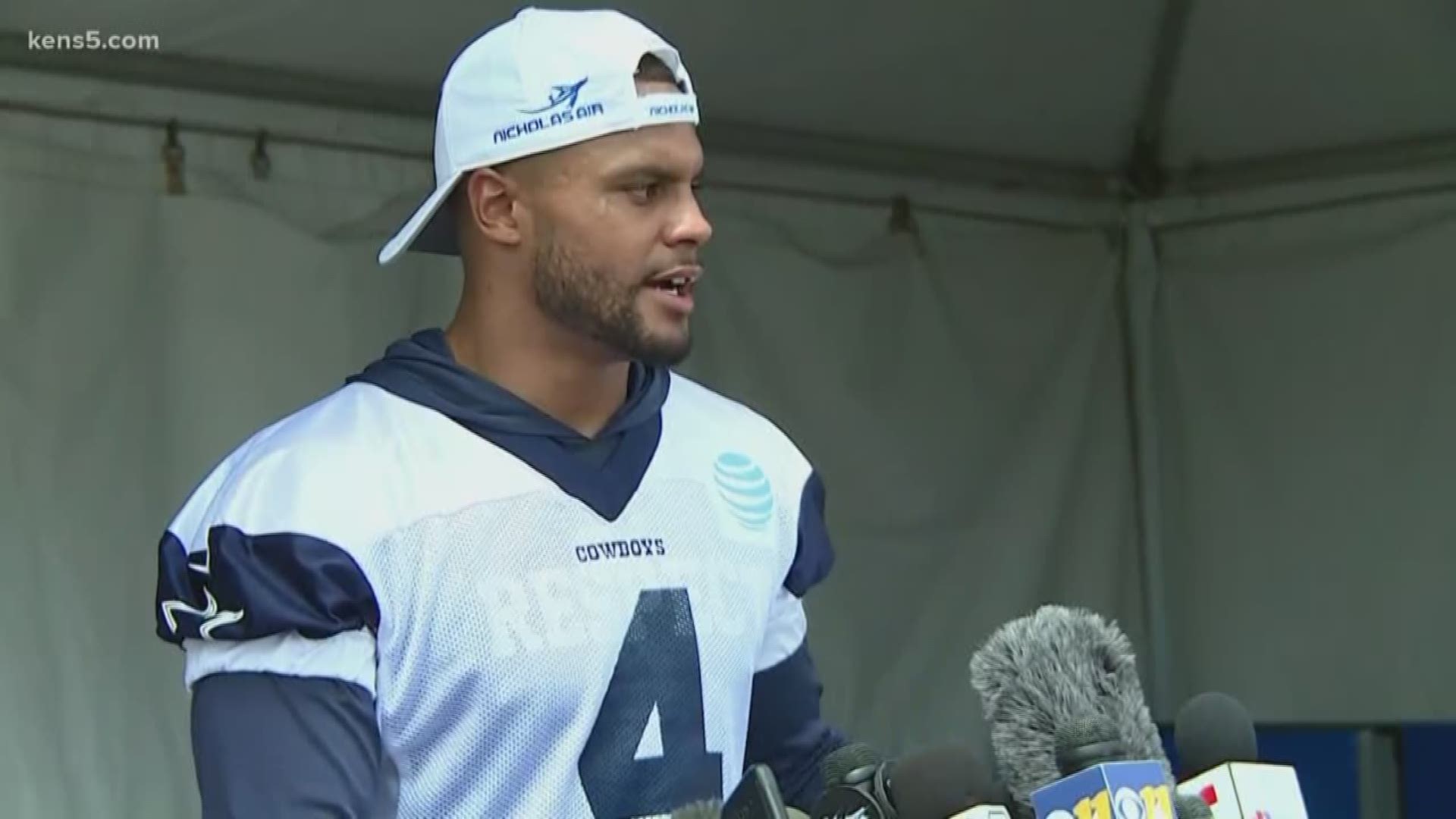Dak Prescott took an unprecedented, firm stance on protests during the national anthem.