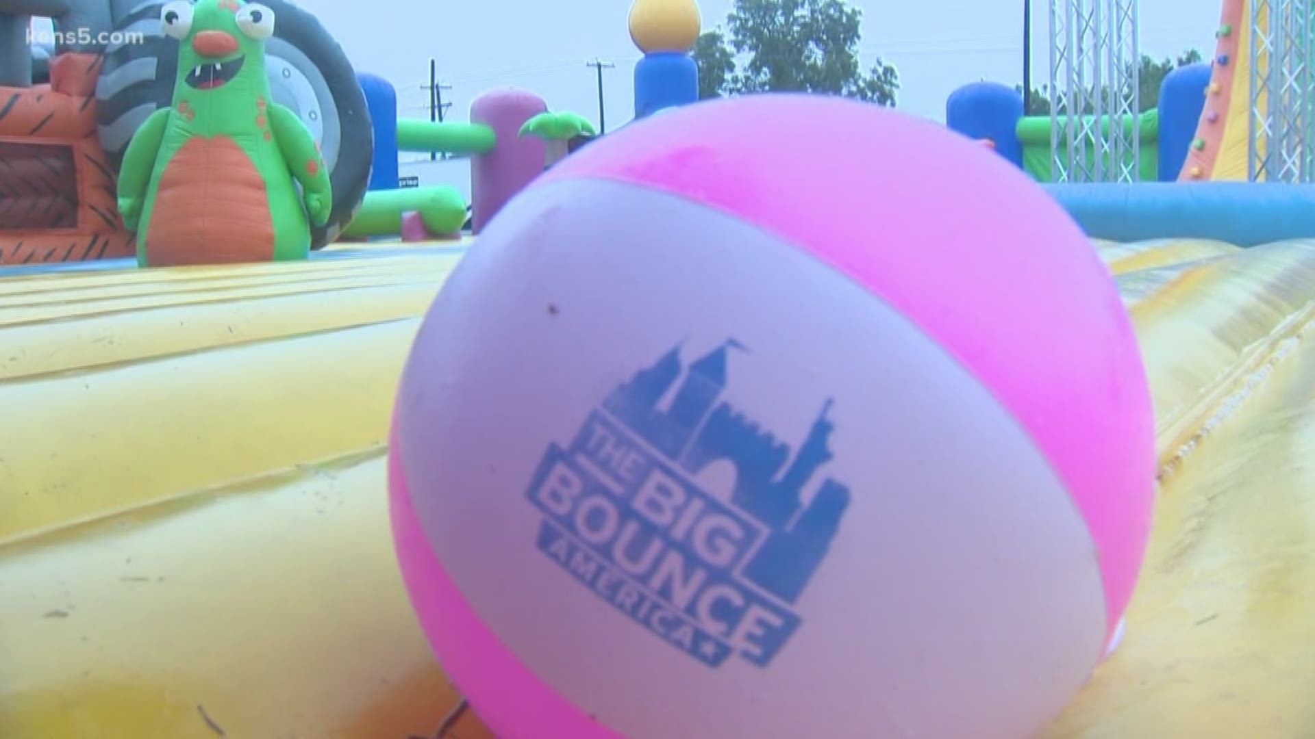 The world's biggest bounce house is back in San Antonio!