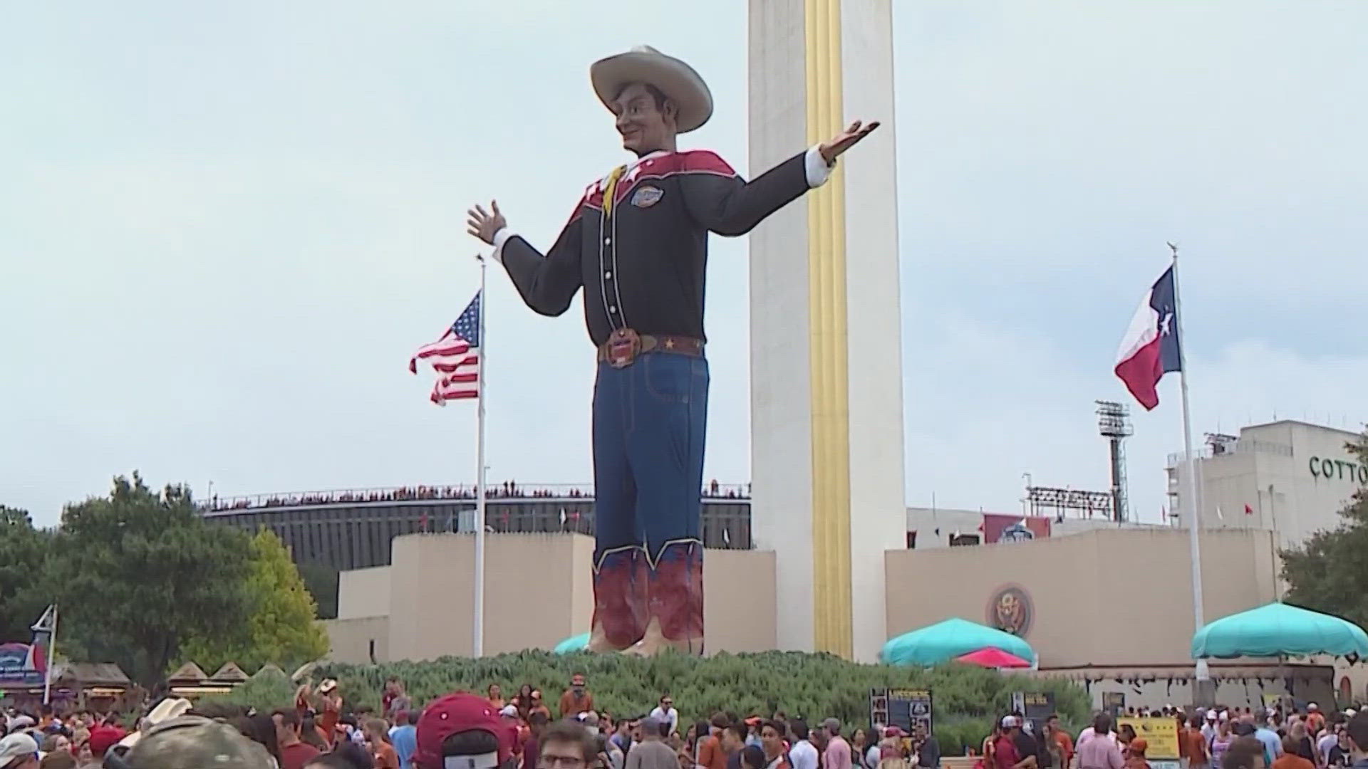 Guns were banned following a shooting at last year's fair that wounded three people.