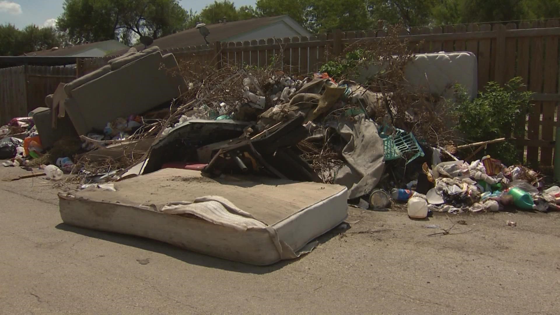 Cleanups can cost taxpayers tens of thousands of dollars, according to the Bexar County Environmental Services Department's Billie Dorries.
