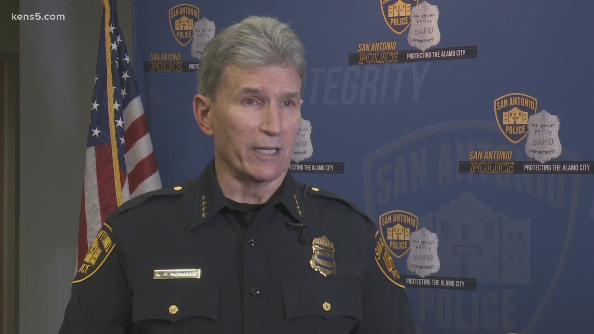 "That's nothing but a bigoted, cowardly move to do something like that, it's not San Antonio by any means," said SAPD Chief William McManus.