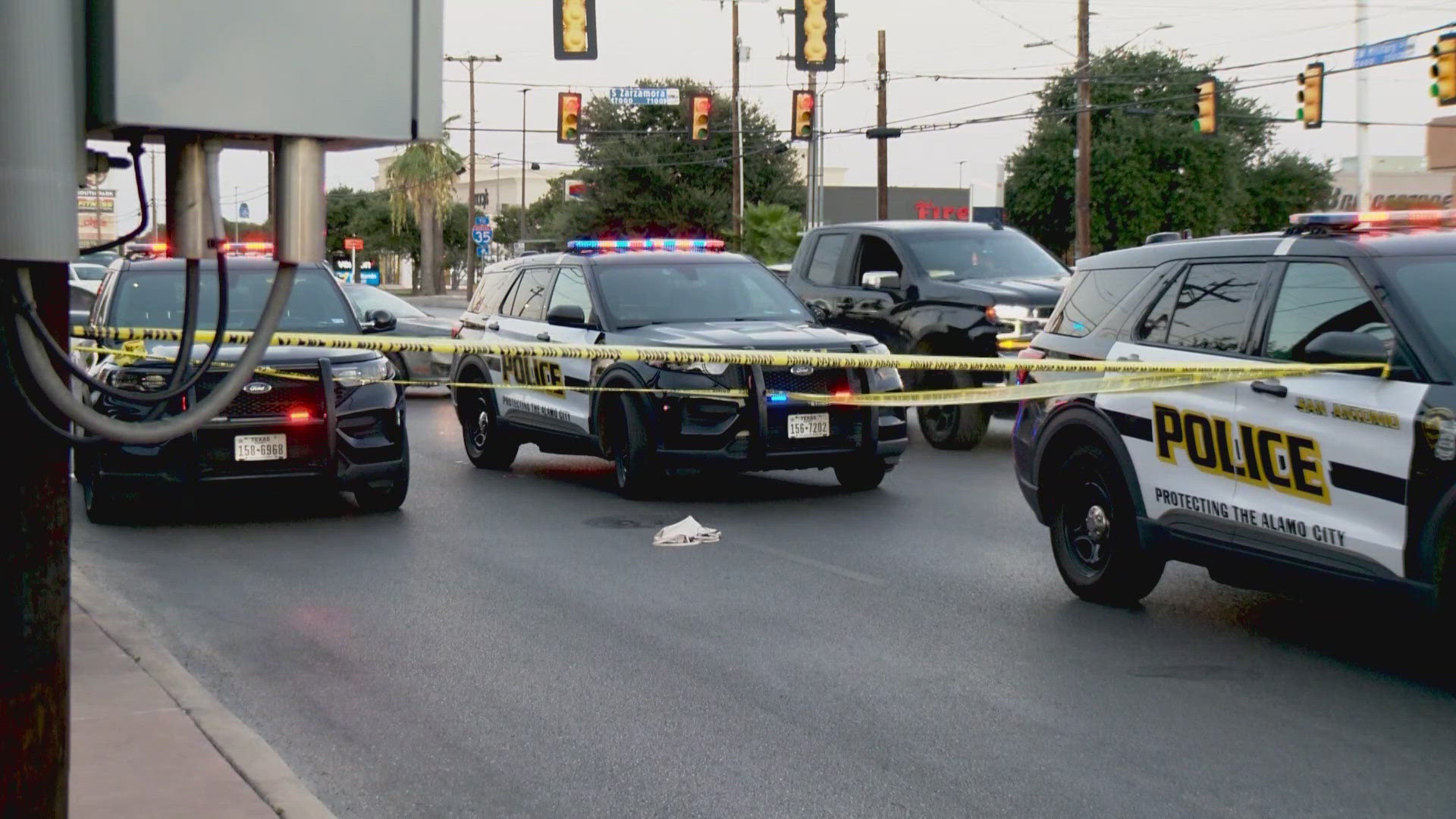 Witnesses told police that the suspects were a man and a woman who left the scene after the alleged shooting. It's unclear if this was a targeted attack.