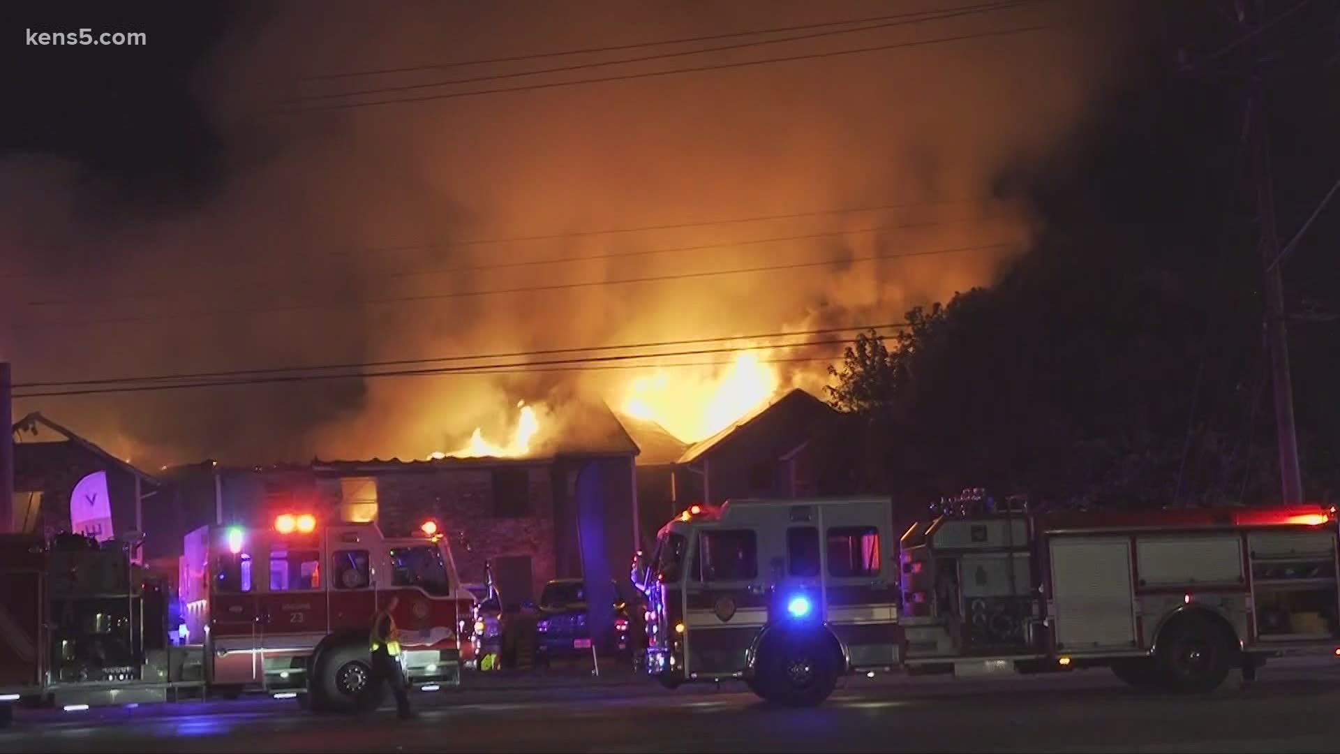 People who lived in eight apartments are now without homes. Arson investigators are looking into what ignited the fire at the 'Residences at Medical.'