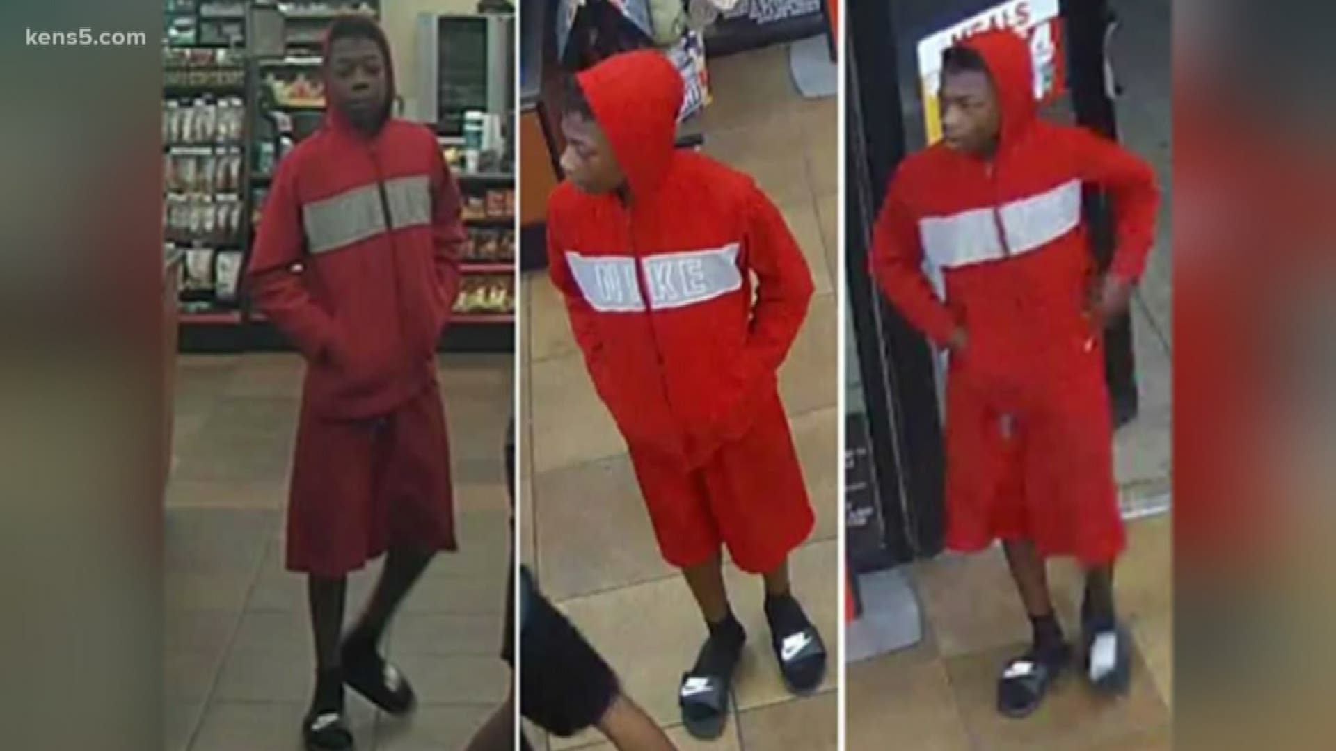 The San Antonio Police Department and Crime Stoppers need your help in identifying a suspect who allegedly pointed a gun at a store clerk, threatening to shoot him. A reward of up to $5,000 may be offered for information leading to an arrest.