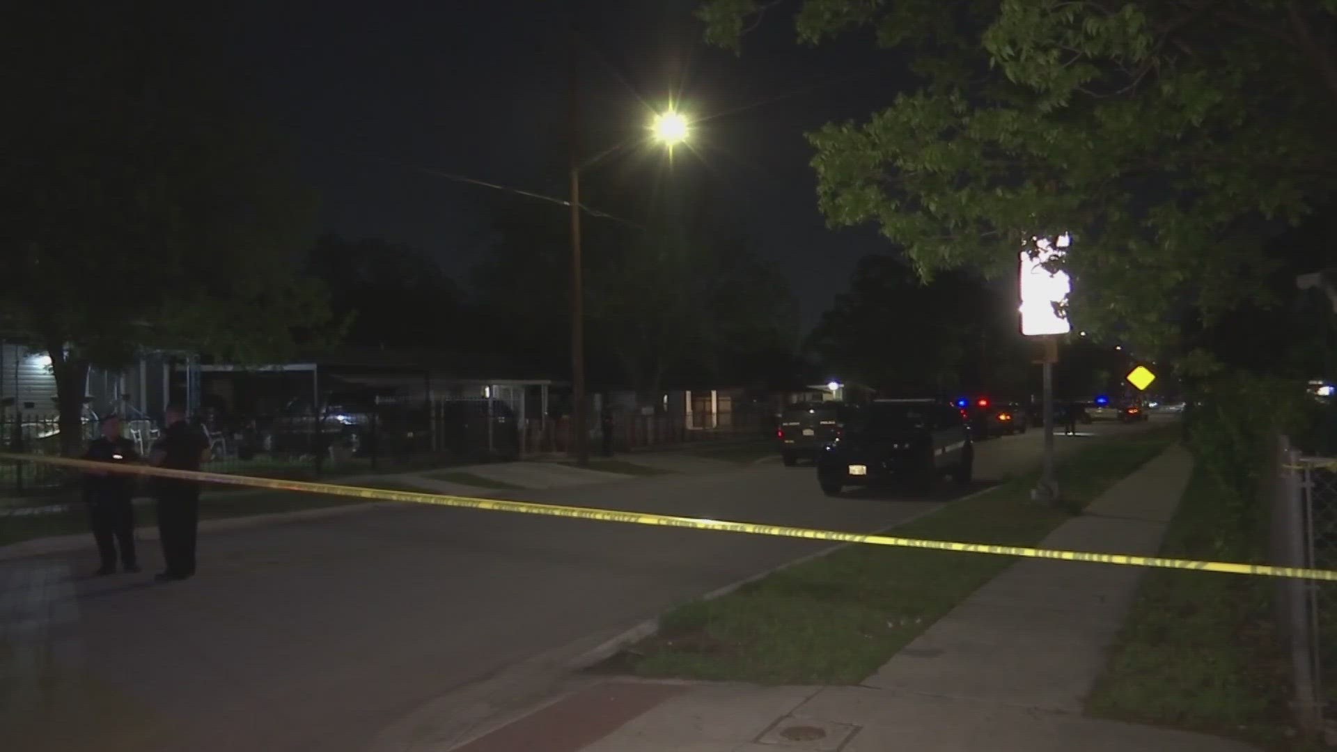 Officials say police responded to a reported shooting and found a 17-year-old male with one gunshot wound in his back.
