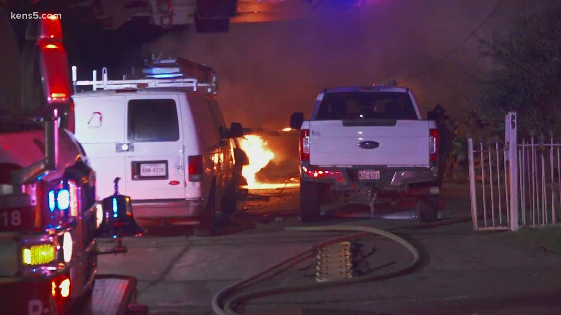 Flames at west-side home cause roof to collapse, nearby vehicle to catch on fire - Vimarsana News