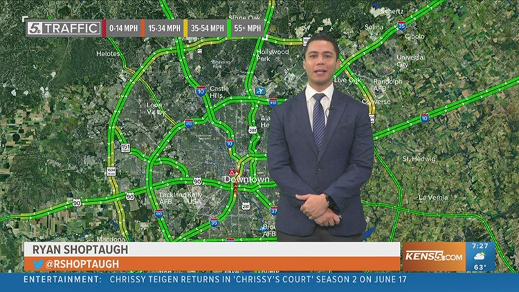 A quick look at your morning traffic and weather in San Antonio