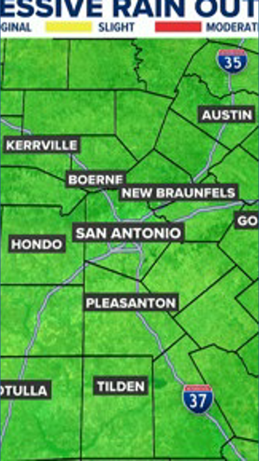 Risk for heavy rain and flooding decreases heading into the weekend ...