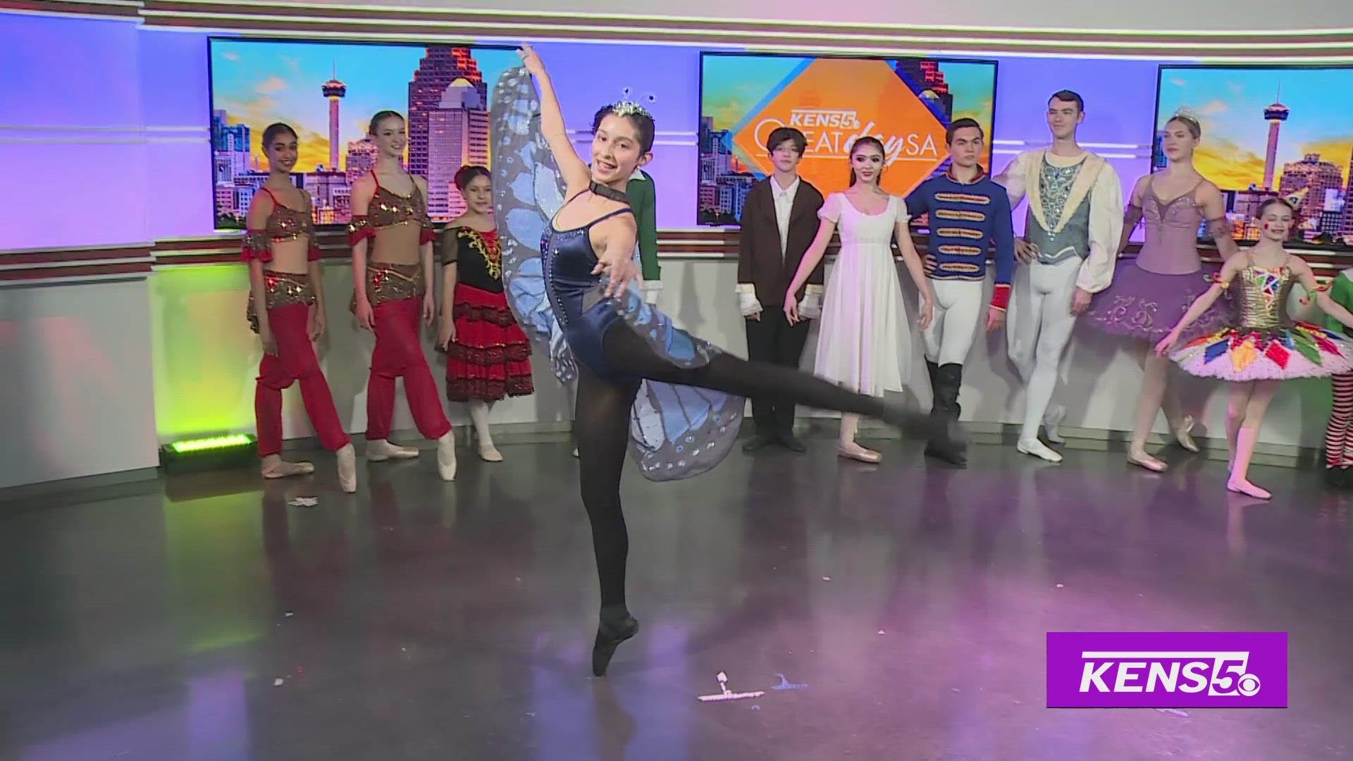 The Children's Ballet of SA stop by the studio to give us a preview of their holiday production of The Children's Nutcracker.