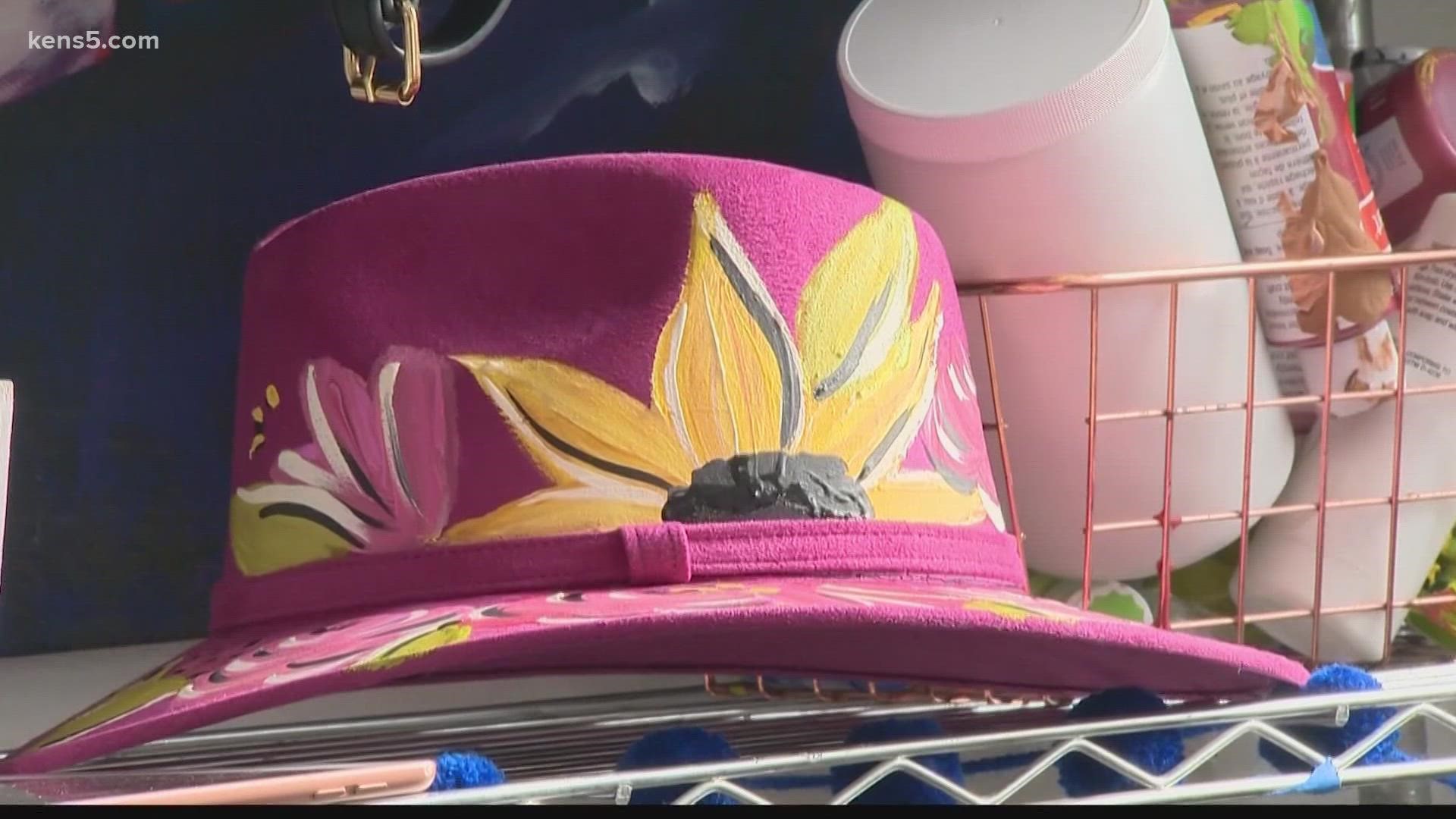 An unexpected canvas creates a colorful opportunity for one San Antonio woman.