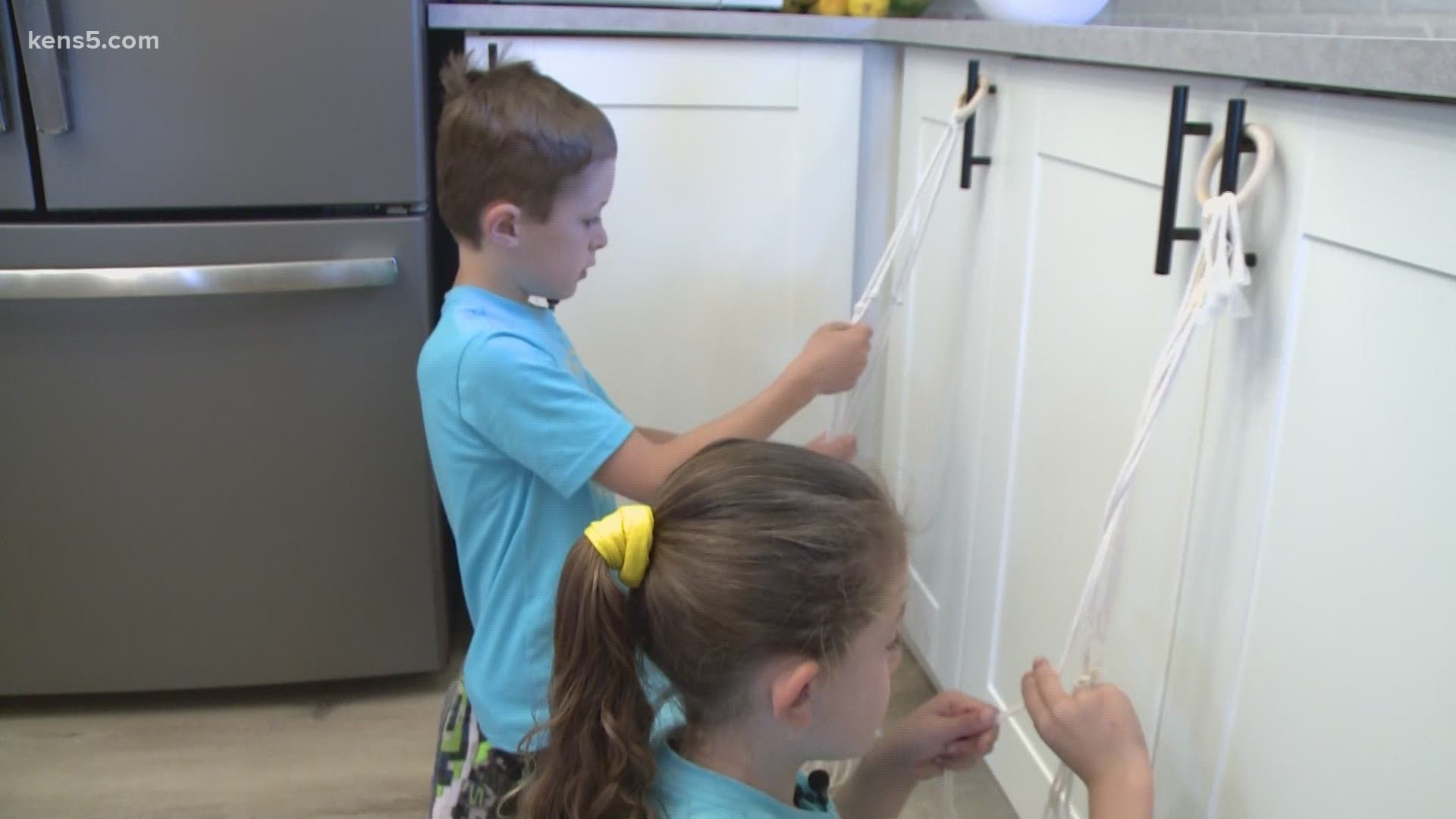 These two siblings use teamwork and their crafty skills to bring a smile to the faces of others.