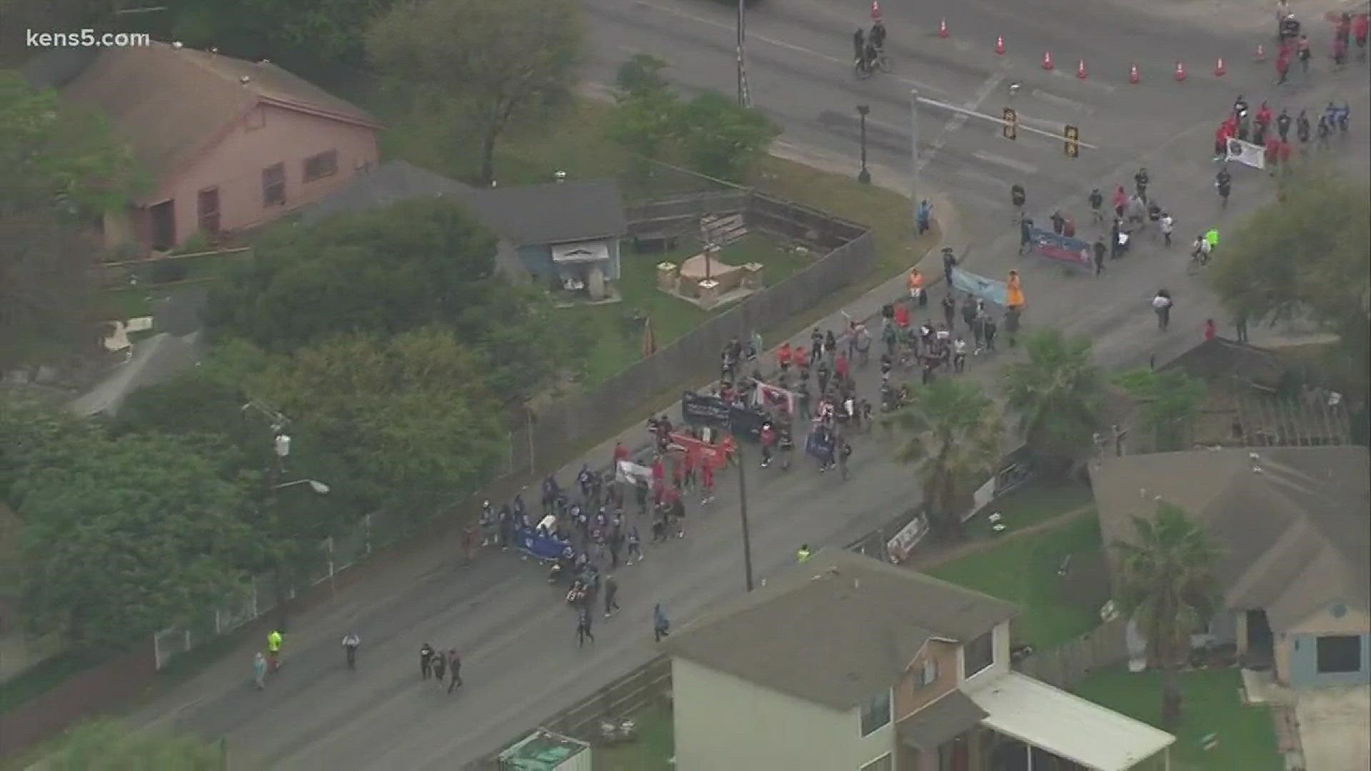 The 22nd Annual March for Justice was held in downtown San Antonio on Saturday.