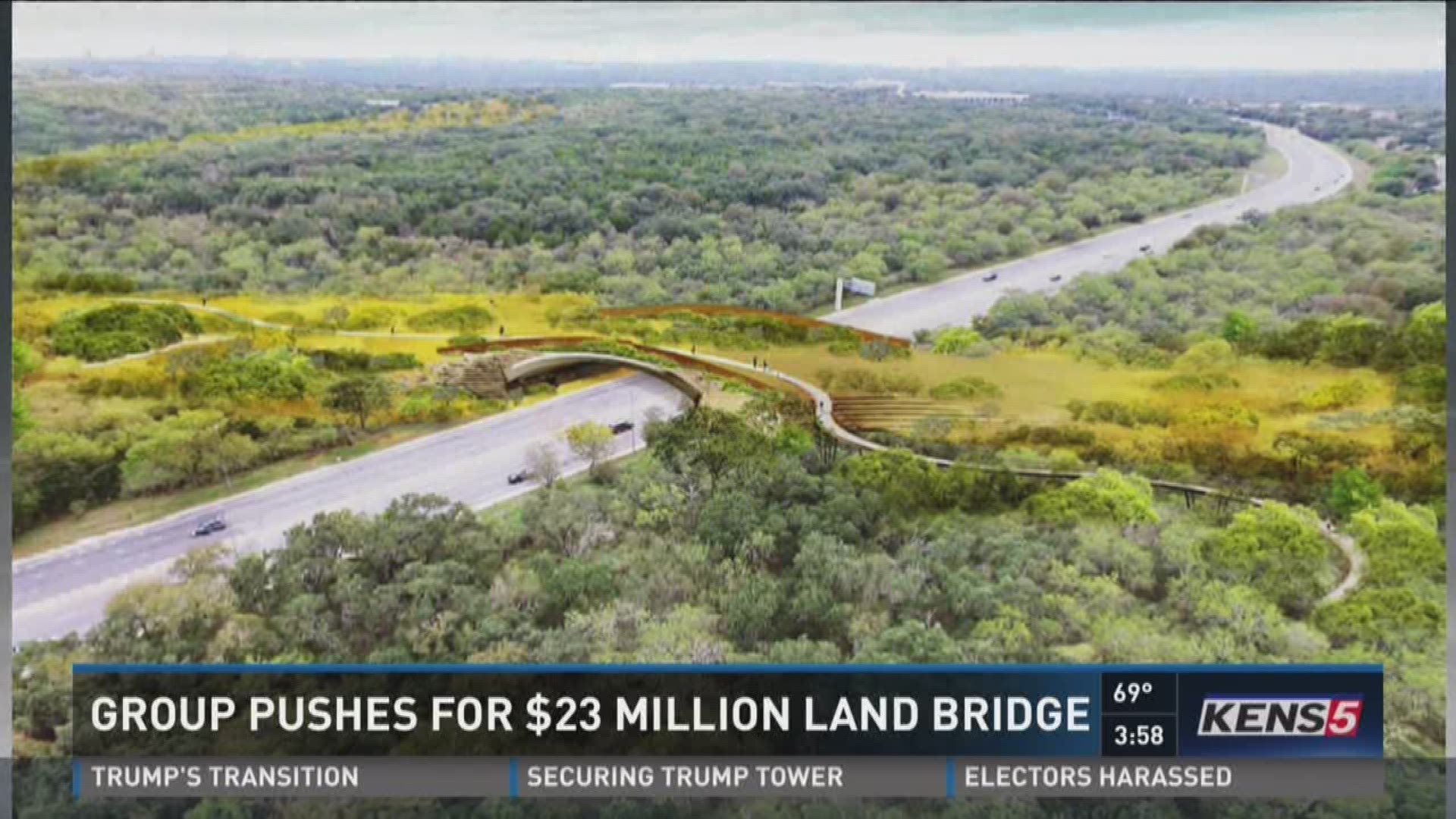 Group pushes for $23 million land bridge
