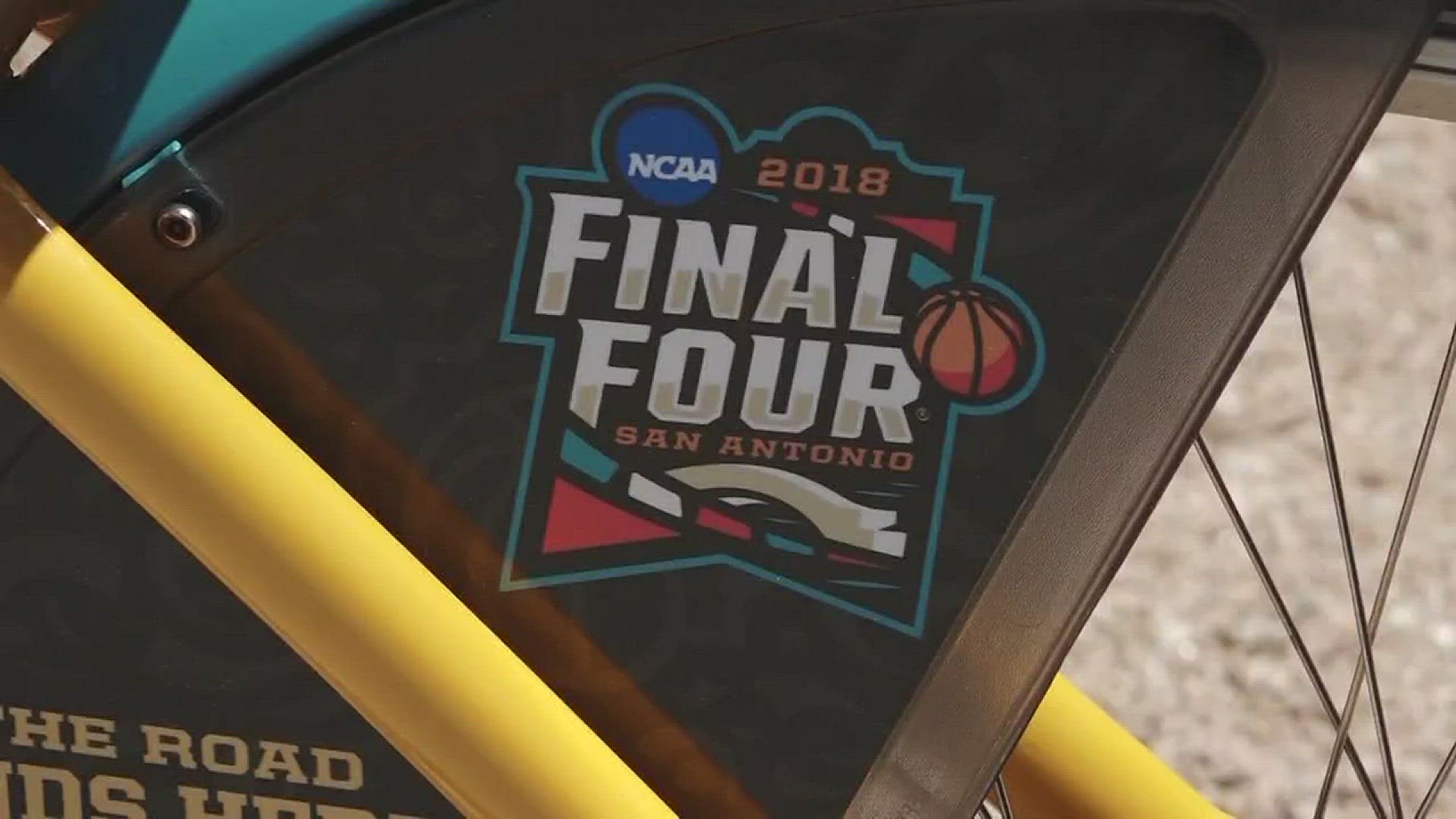 Next year the Final Four comes to the Alamo City, and the excitement is already underway. San Antonio Bike Share and the Final Four have partnered up to start promoting next year's championship.