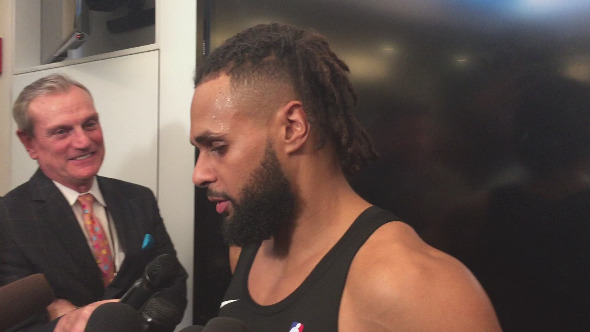 Spurs guard Patty Mills on the team's victory over the Blazers