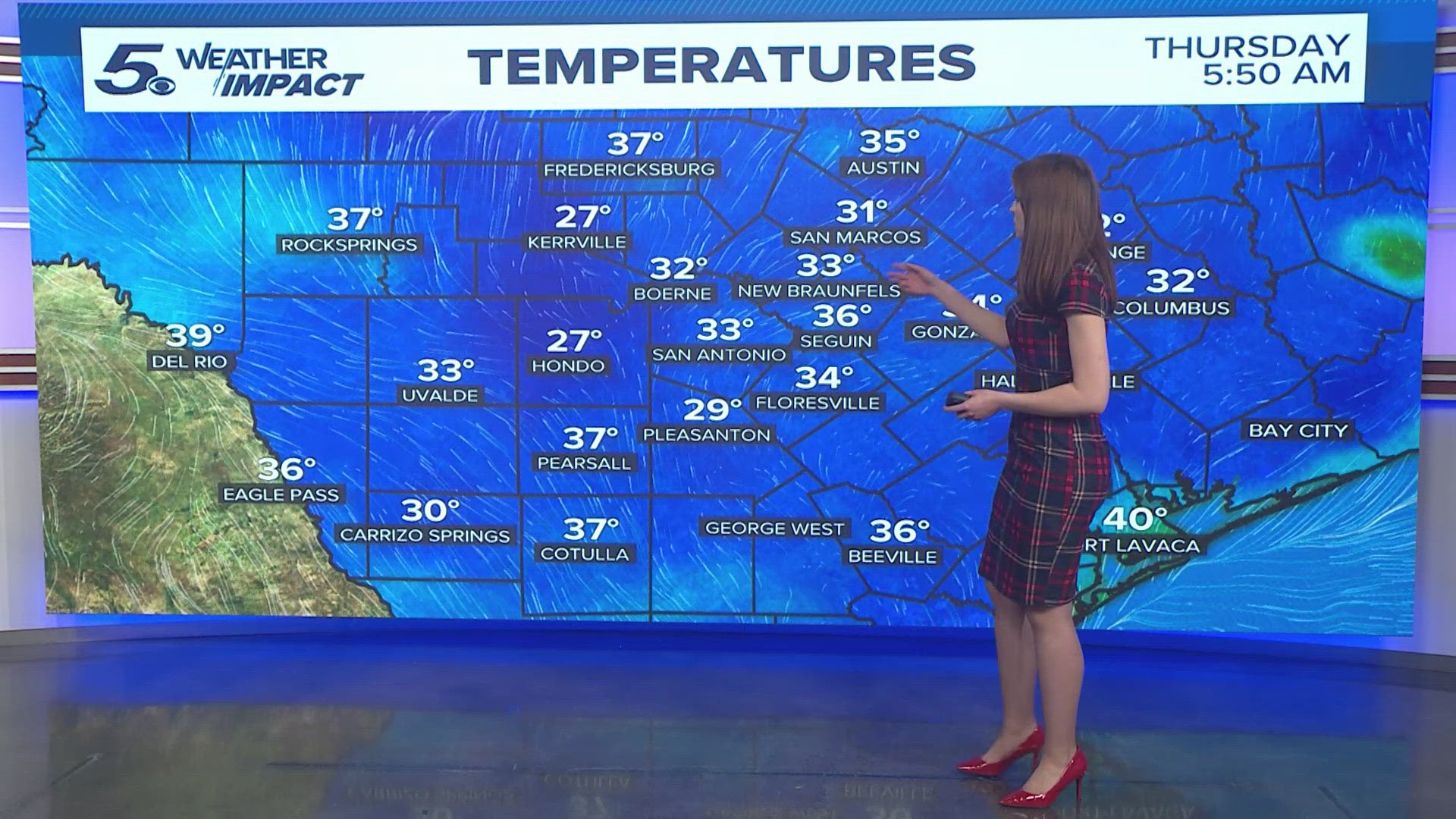 Slight rain chances return Friday and into the weekend with highs in the lower 70s.