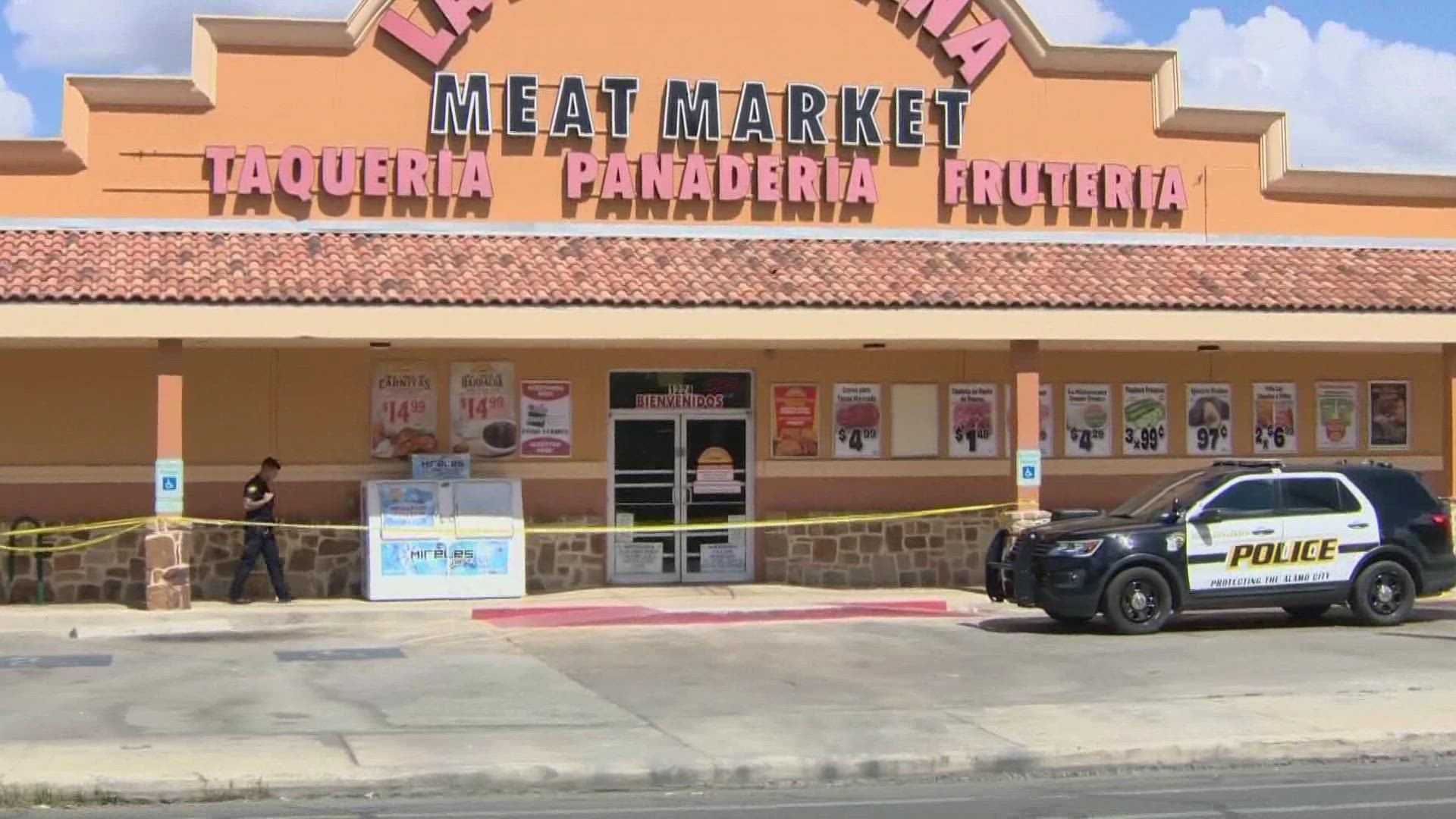 The shooting happened at a house behind a meat market.