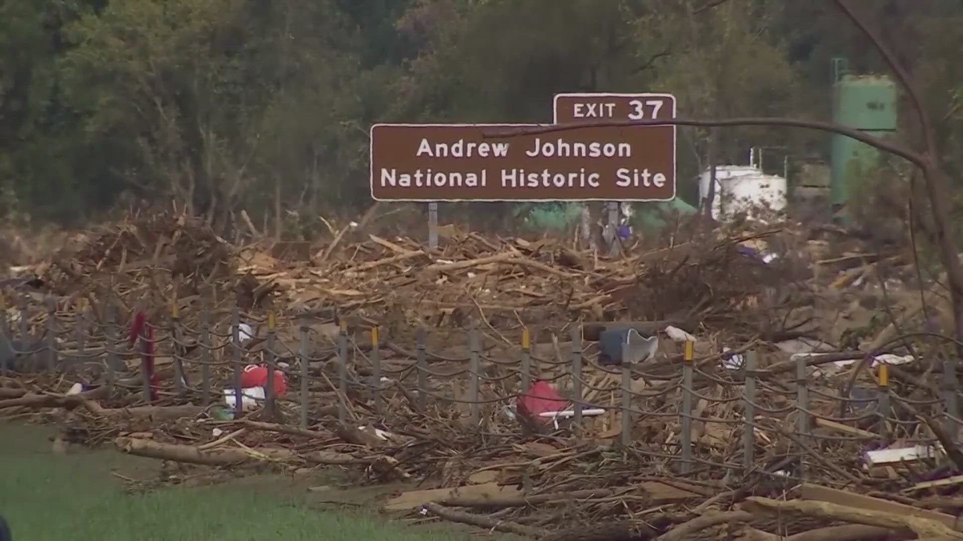 Vice President Kamala Harris went to Georgia to survey Helene's damage.