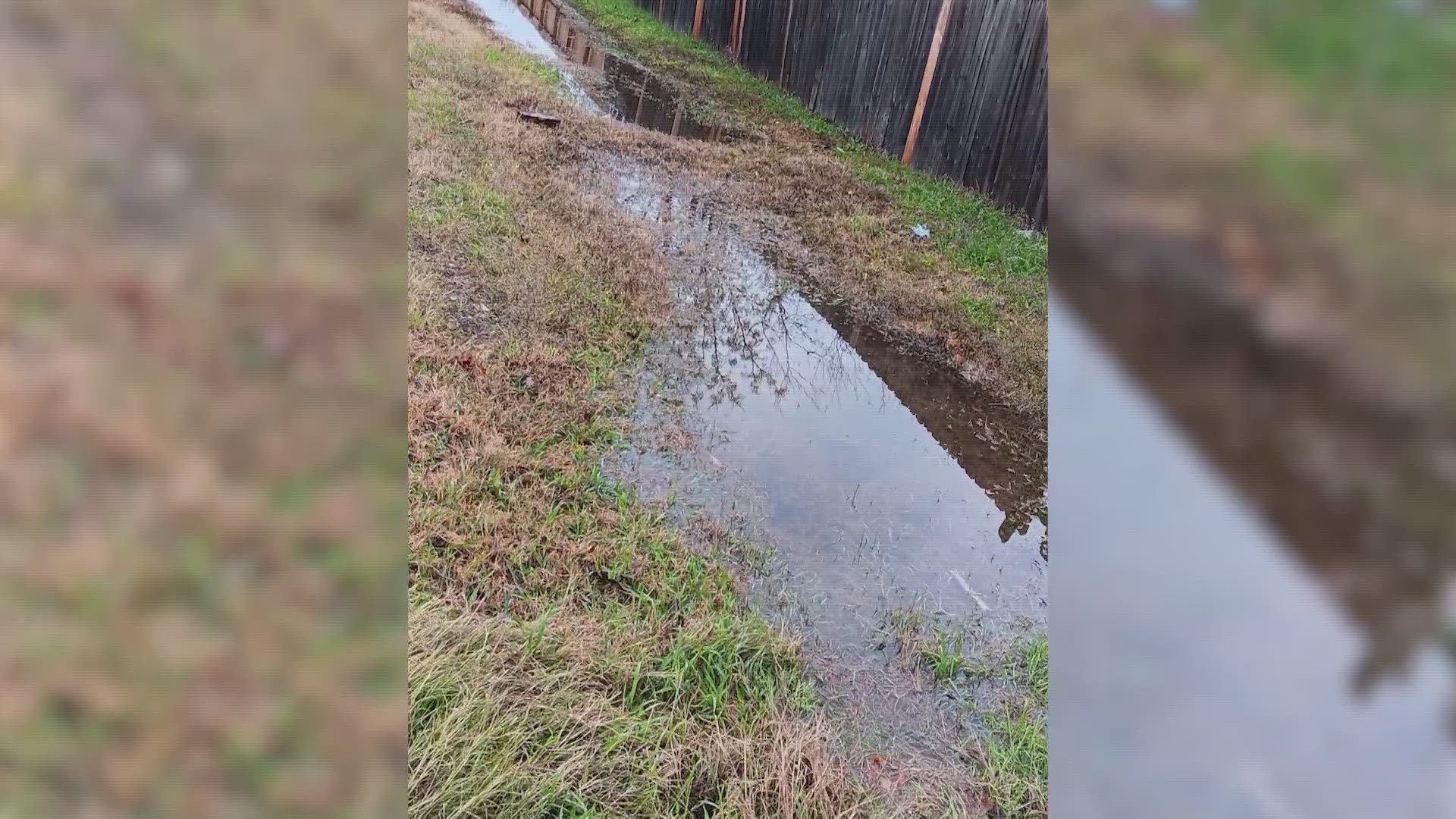 Robert Mendez wanted the city to fill in a ditch behind his home that kept collecting water. Now the city says he's in charge of the ditch.