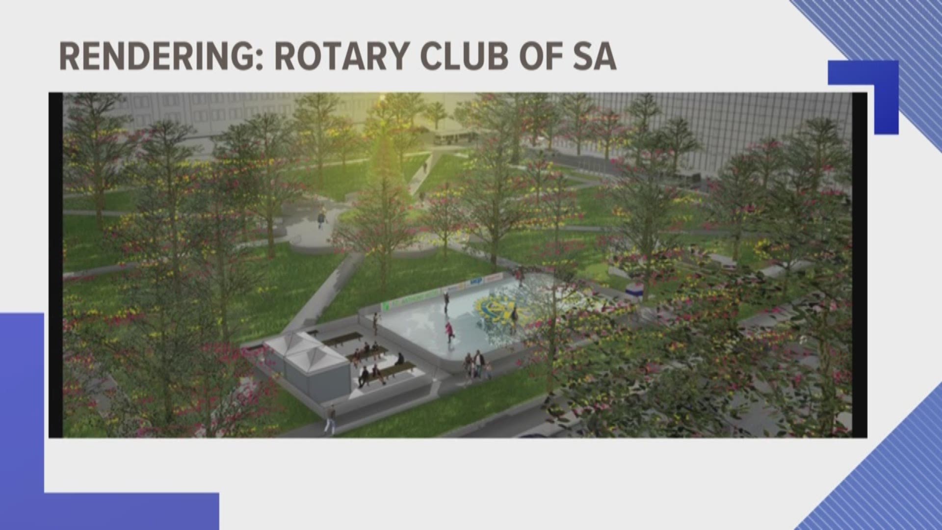 The temporary winter wonderland will come courtesy of the Rotary Club of San Antonio.