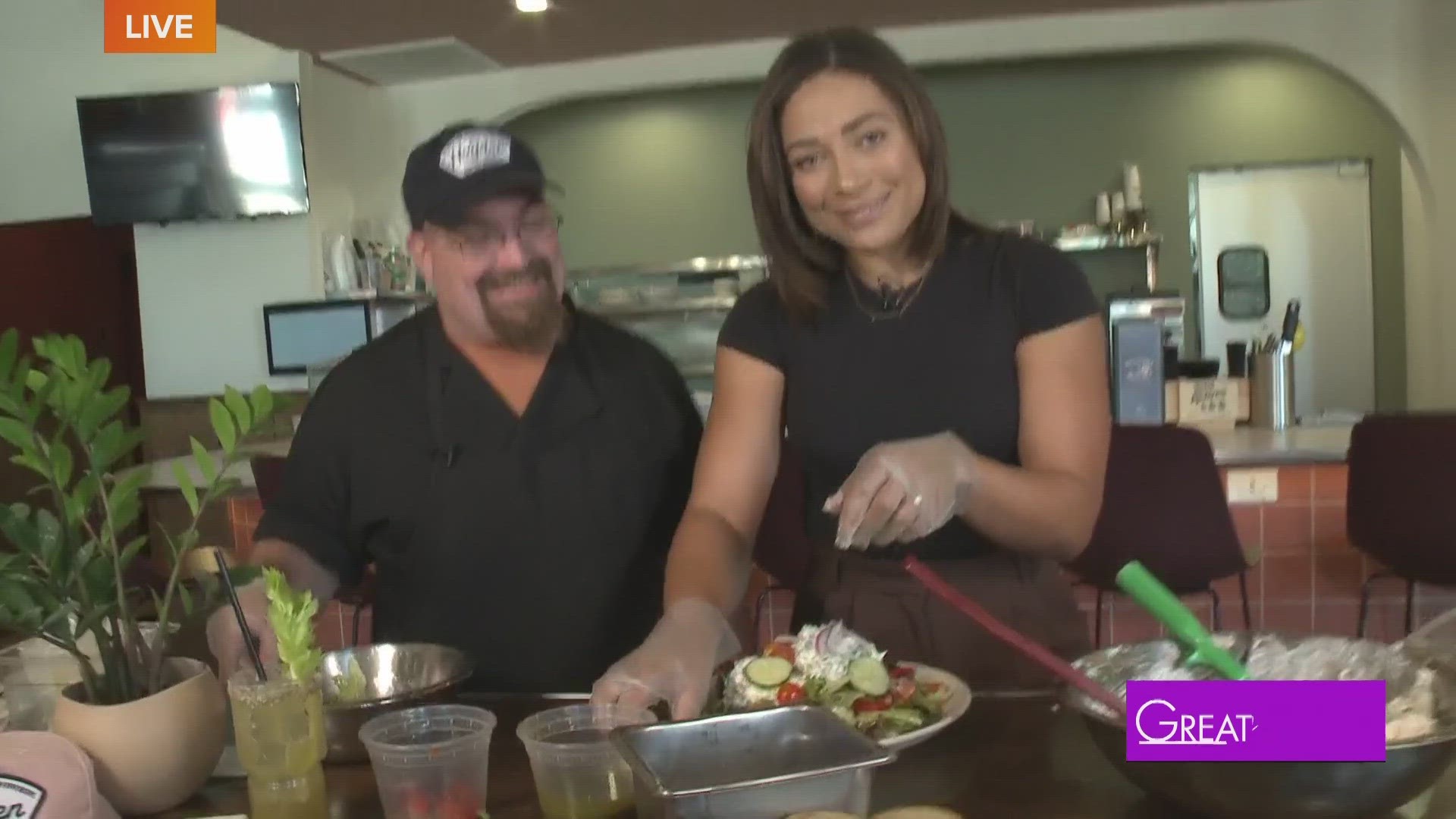 Clarke visits The Hayden at their new location to help whip up a refreshing seafood salad.