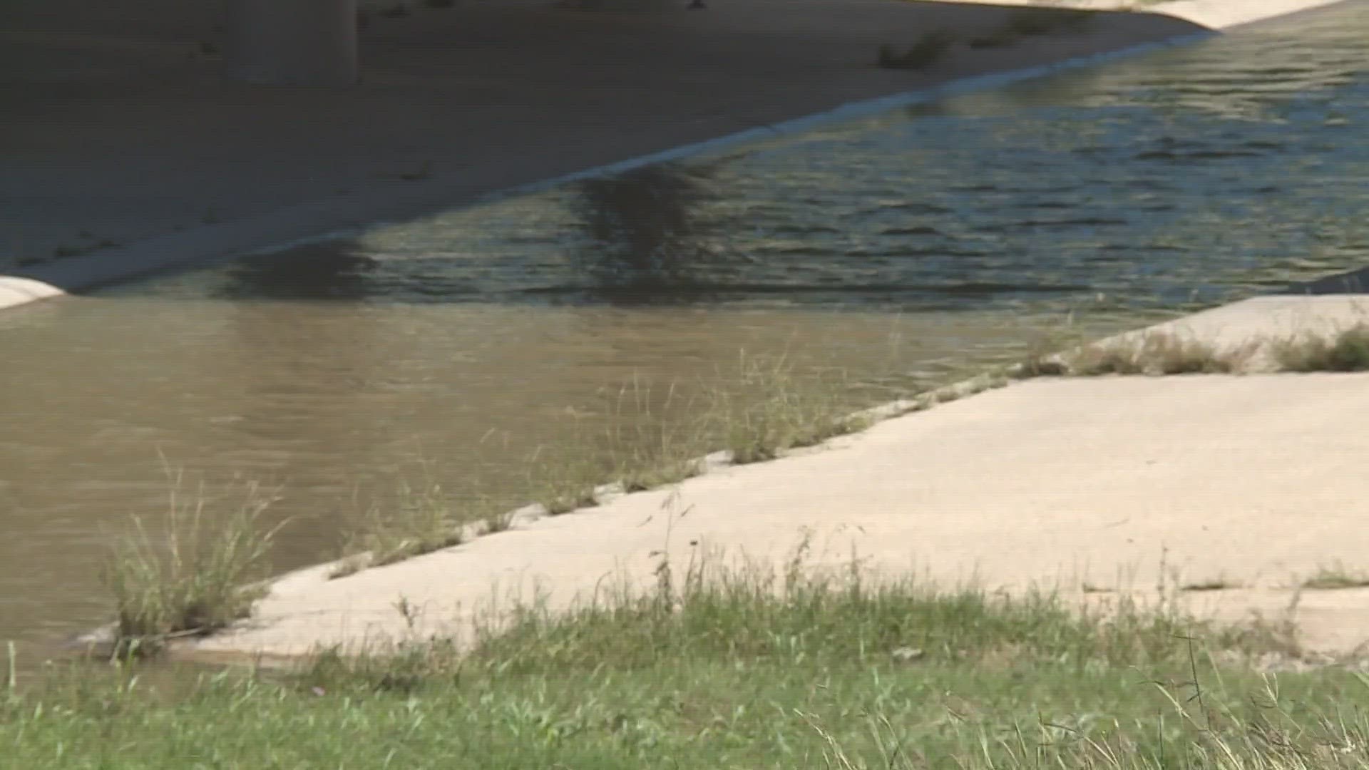 The San Antonio Fire Department was able to pull the body from the swift moving water.