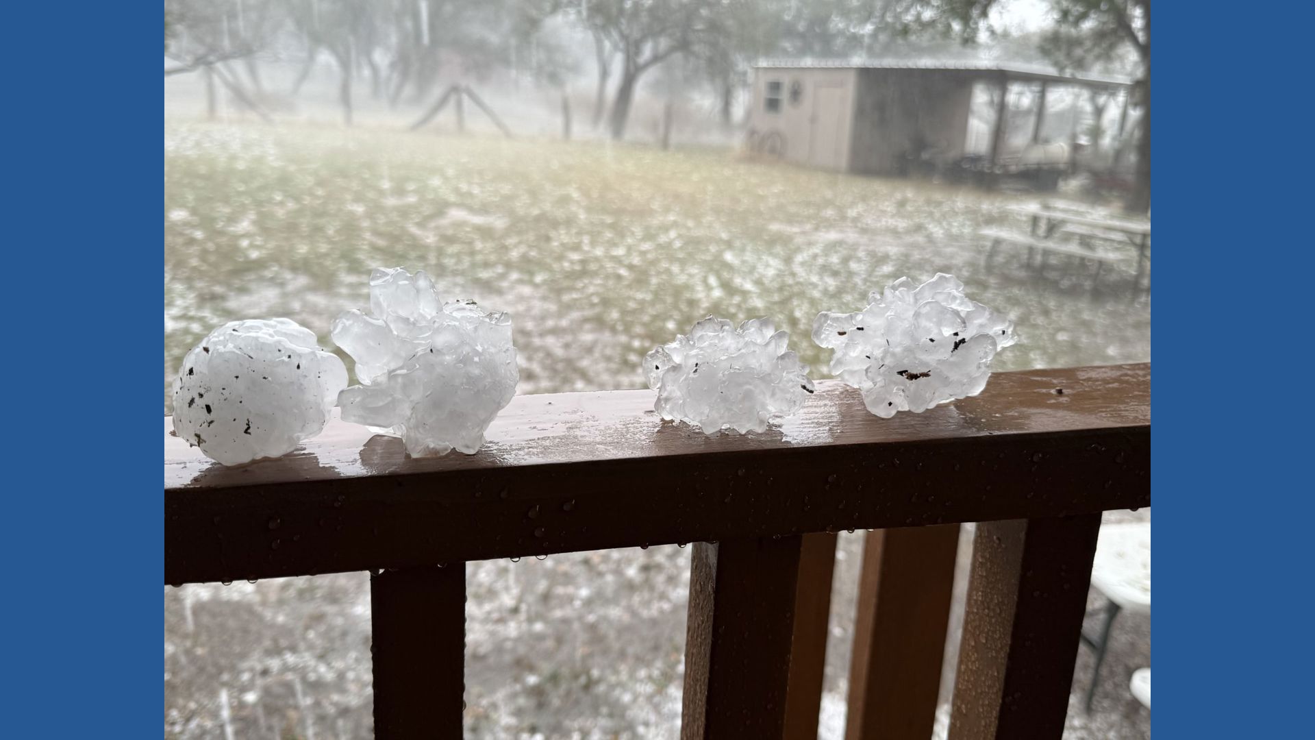 PHOTOS: Parts of the Texas Hill Country get rocked by hail | kens5.com