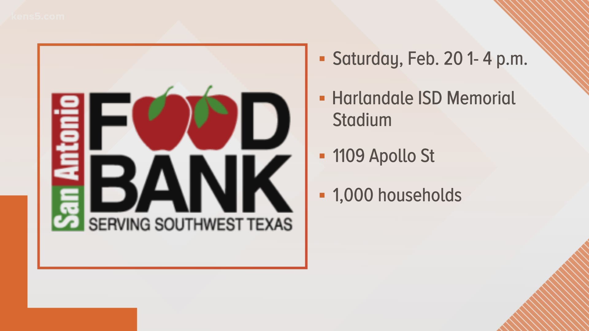 The Food Bank is also needing at least 500 volunteers to help distribute food, water.